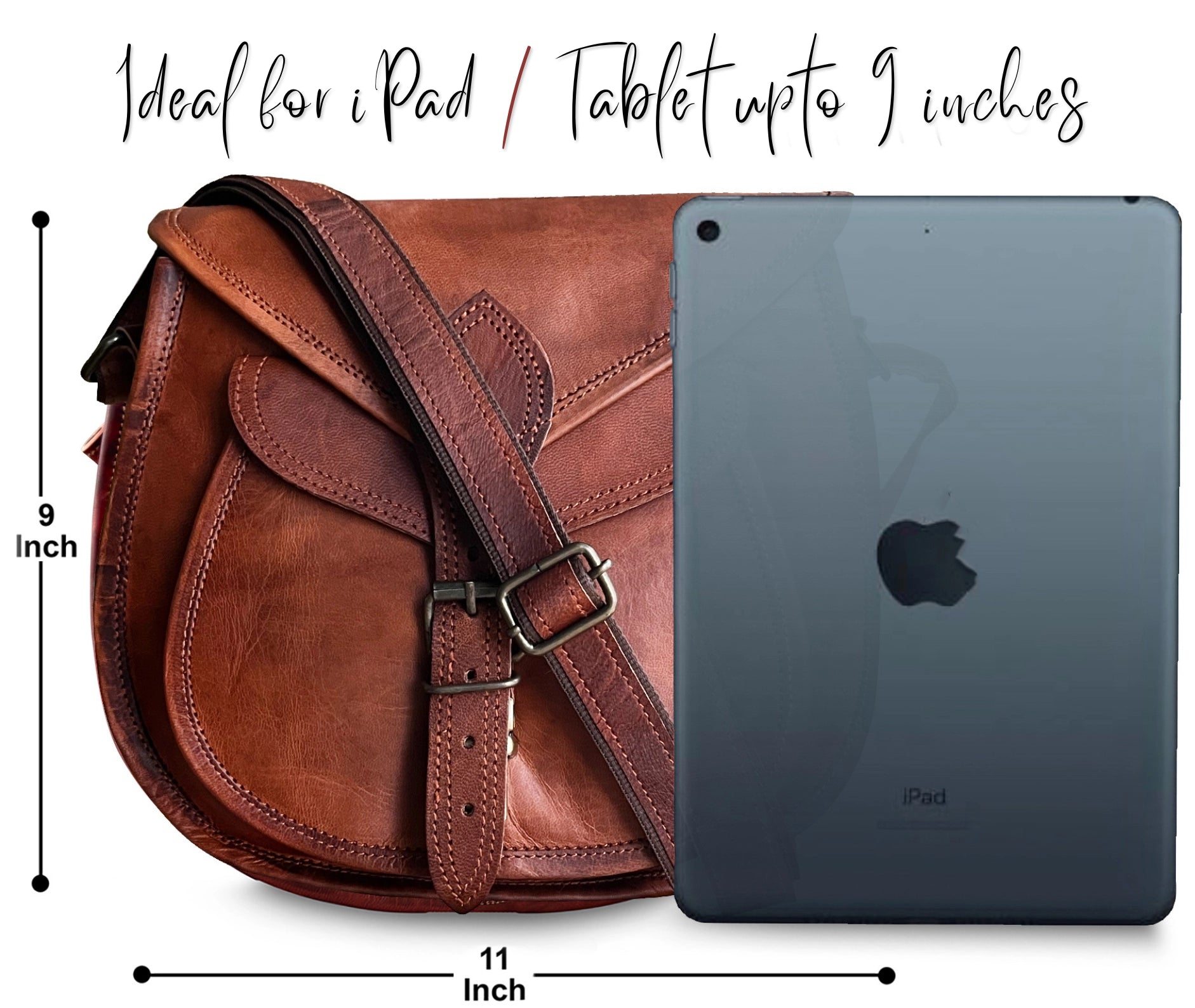 Stylish Matka Crossbody Bag for Women - 11 Inch Leather Handbag with Adjustable Strap, Perfect for Travel, Shopping & Everyday Use