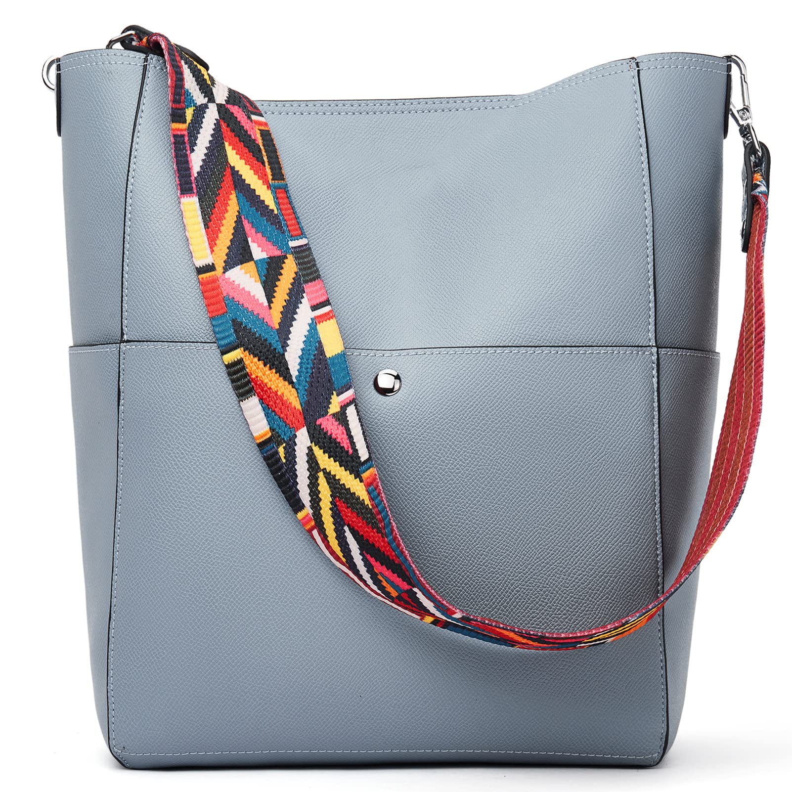 BROMEN Leather Hobo Handbag for Women - Stylish Crossbody Purse for Daily Use
