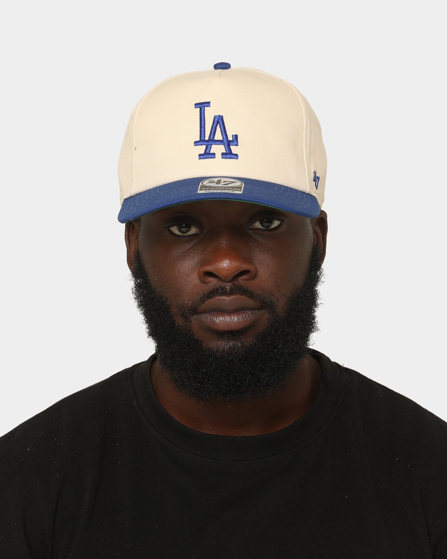 47 Brand Los Angeles Dodgers 'Natural Nantasket' '47 Captain DTR Snapback Hat - Adjustable Baseball Cap for Men & Women - Perfect for Sports Fans, Casual Wear and Outdoor Activities