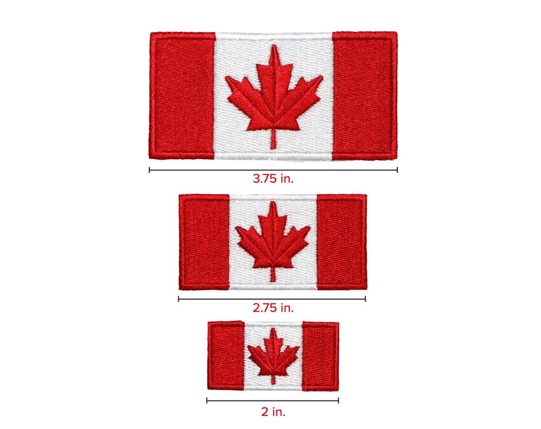 Coghlan's Sew-On Canada Flags - Durable Fabric Patches for Backpacks, Hats & Outdoor Gear - Perfect for Camping, Hiking & Travel Identification