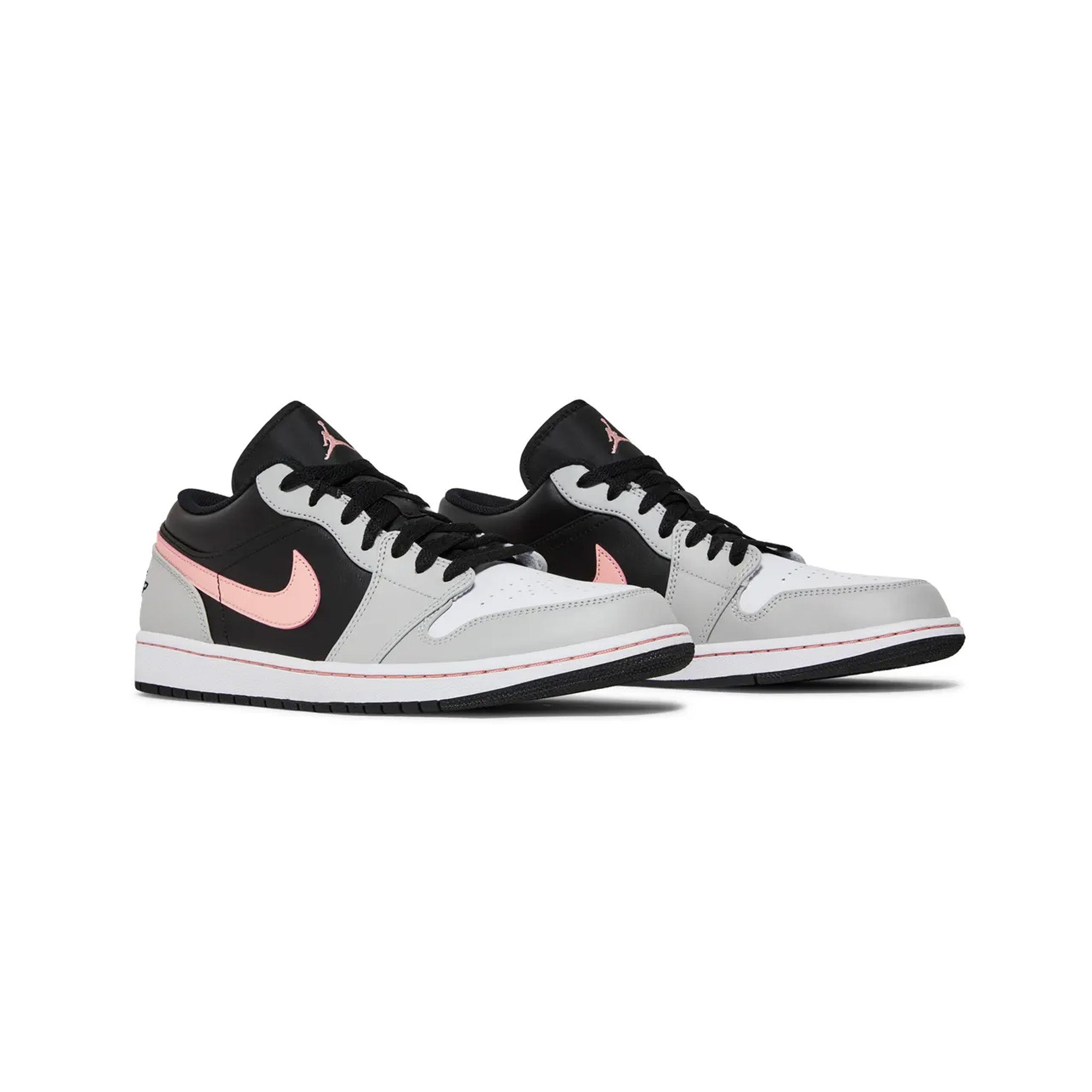 Air Jordan 1 Low 'Black Grey Pink' (2022) - Men's Basketball Shoes for Casual Wear & Street Style | Perfect for Sneakerheads, Gym, and Everyday Fashion