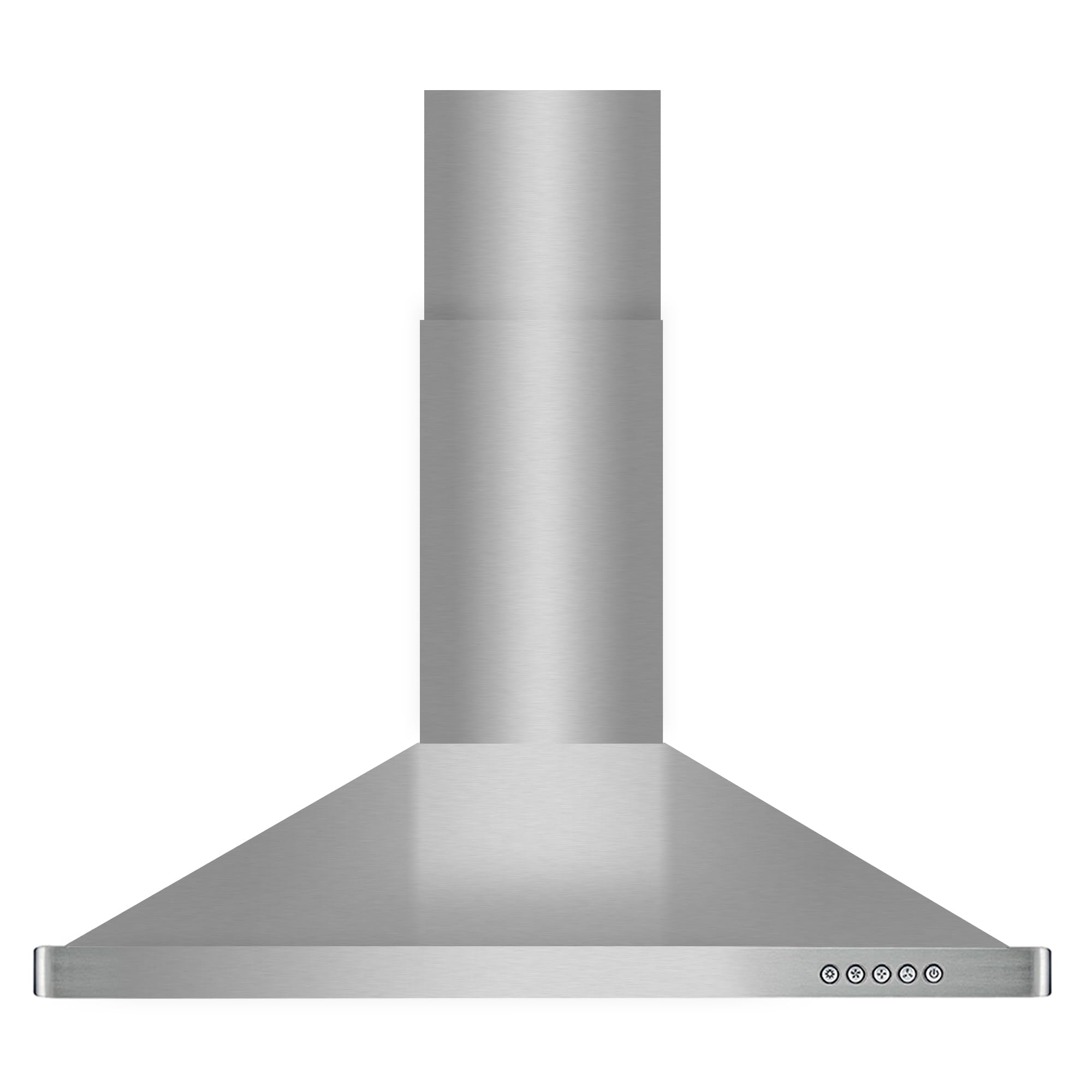 COSMO COS-63190 36-Inch Stainless Steel Wall Mount Range Hood - 380 CFM Ducted Ventilation with LED Lights & Button Controls | Perfect for Modern Kitchens & Open-Concept Homes