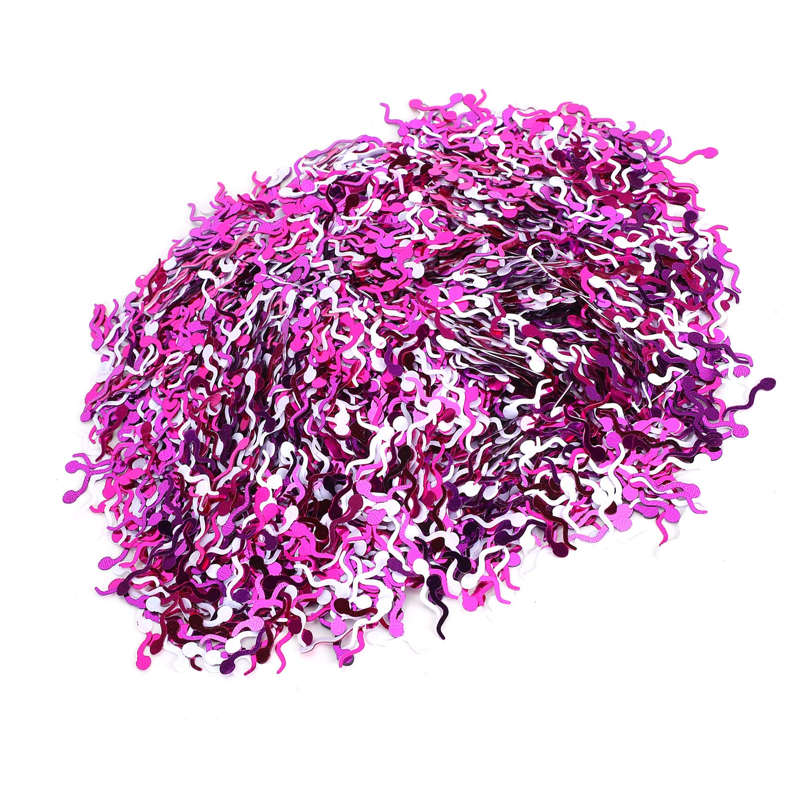 Tadpole-Shaped Table Confetti Decorations for Bath Parties, Weddings & Happy Celebrations – Perfect for Party Supplies, Surprise Events & Festive Scenes