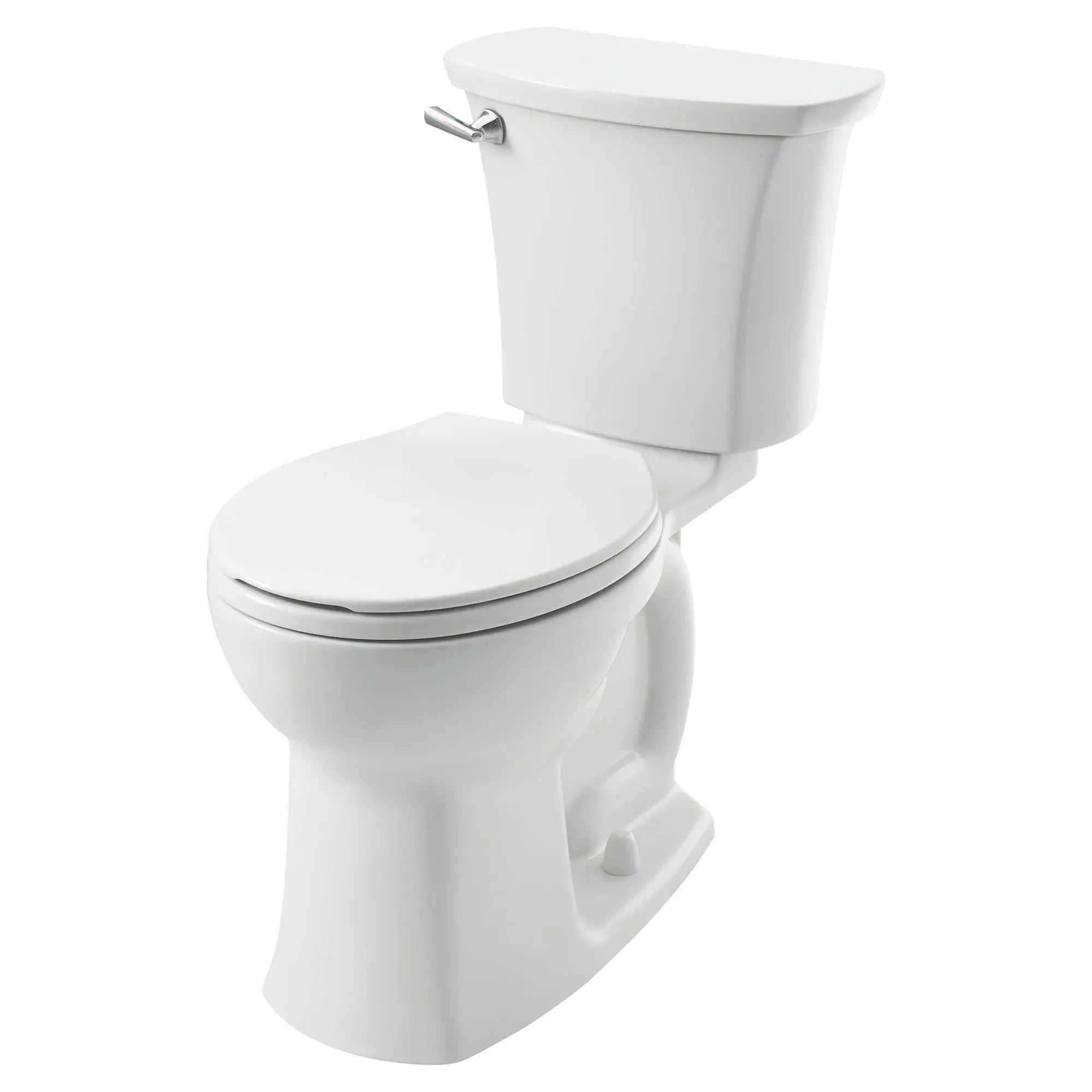 Edgemere® Two Piece 1.28 GPF/4.8 LPF Water Saving Round Front Toilet - 10 Inch Rough-In, Chair Height, Seat Not Included | Perfect for Small Bathrooms & Powder Rooms