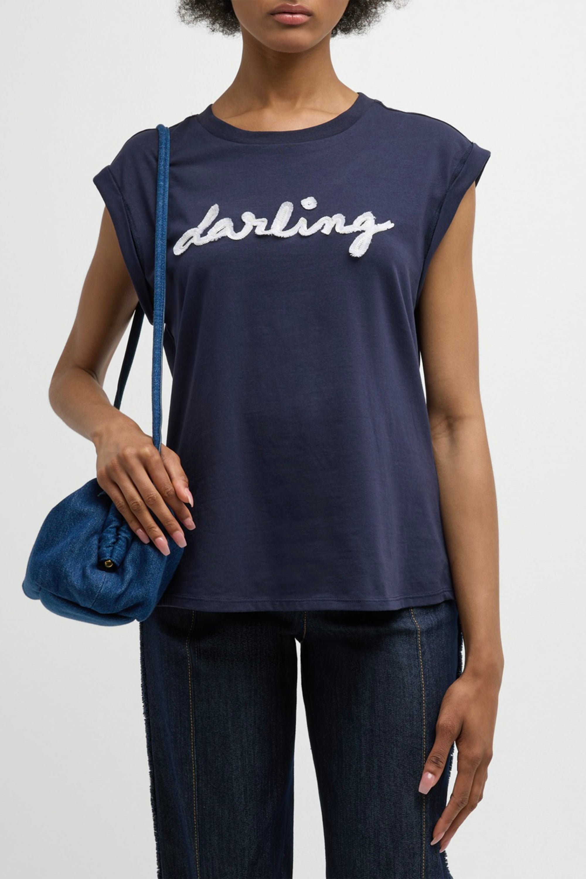 Cinq à Sept Bella Darling Tee - Women's Casual Short Sleeve T-Shirt for Everyday Wear, Date Night & Weekend Outfits