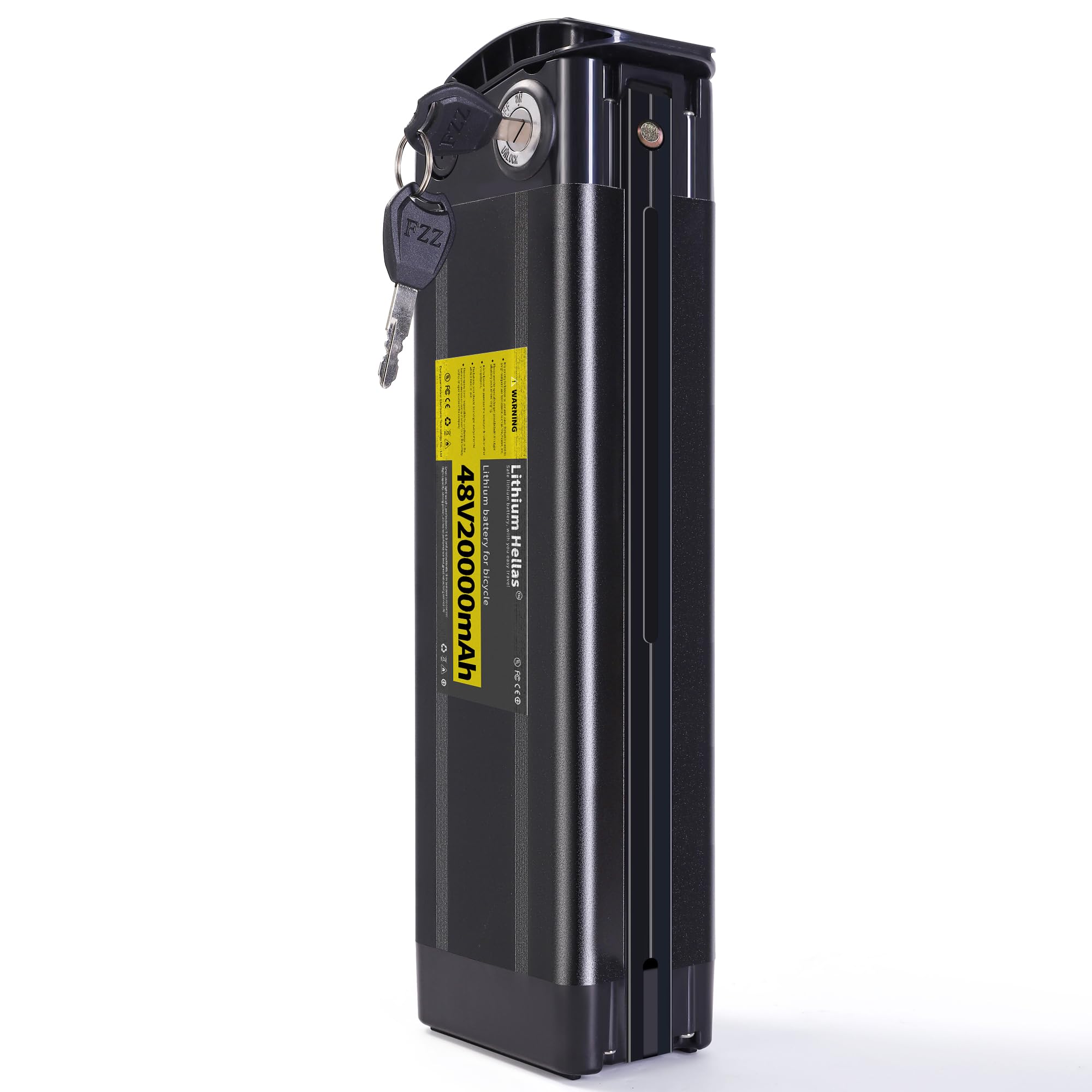 48V 20Ah Lithium Electric Bike Battery - Folding E-Bike Replacement Battery with 2A Fast Charger & Safety Lock | US Stock | Perfect for Commuting, City Riding & Outdoor Adventures