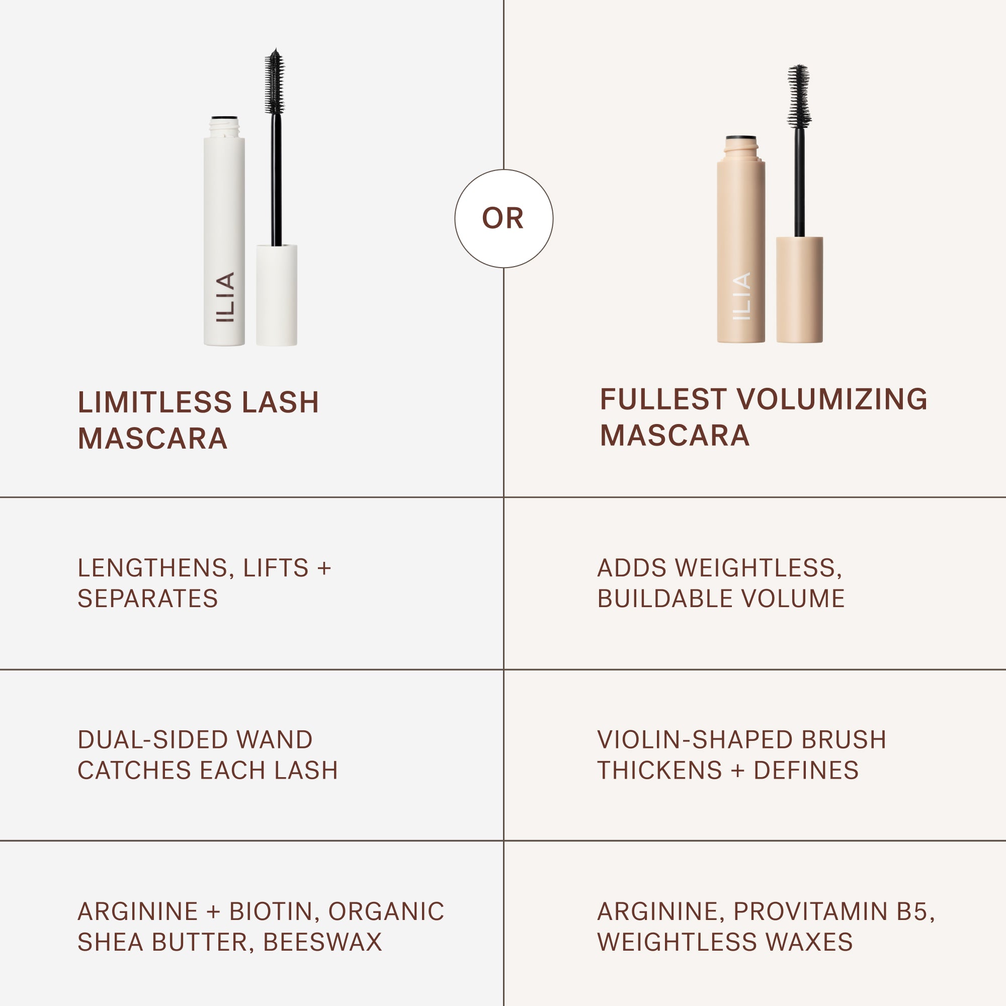 Limitless Lash Mascara - Clean Lengthening & Volumizing Mascara for Natural Look | Perfect for Daily Wear, Special Occasions & Sensitive Eyes