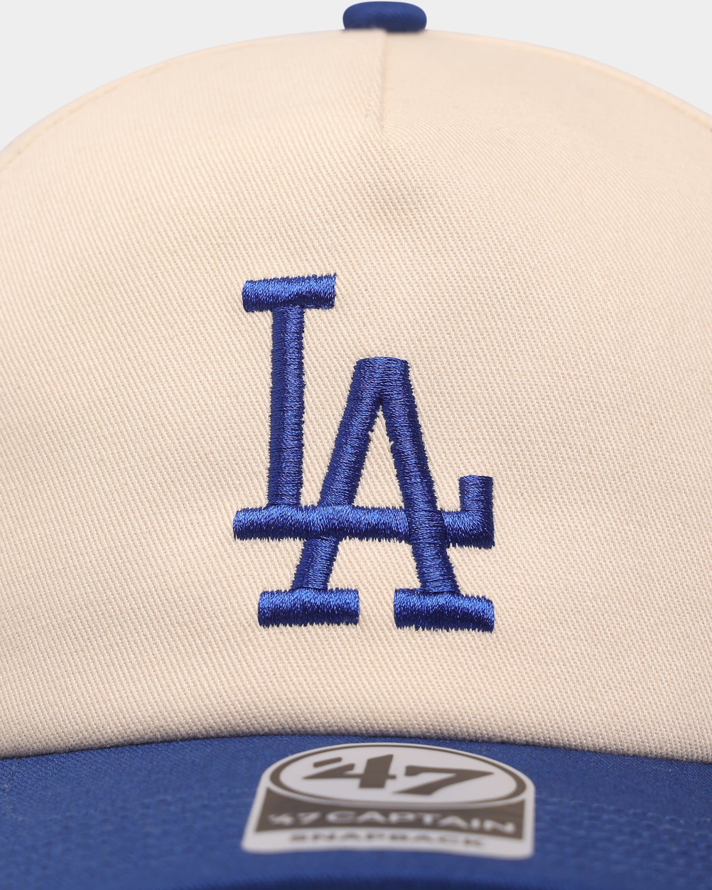 47 Brand Los Angeles Dodgers 'Natural Nantasket' '47 Captain DTR Snapback Hat - Adjustable Baseball Cap for Men & Women - Perfect for Sports Fans, Casual Wear and Outdoor Activities