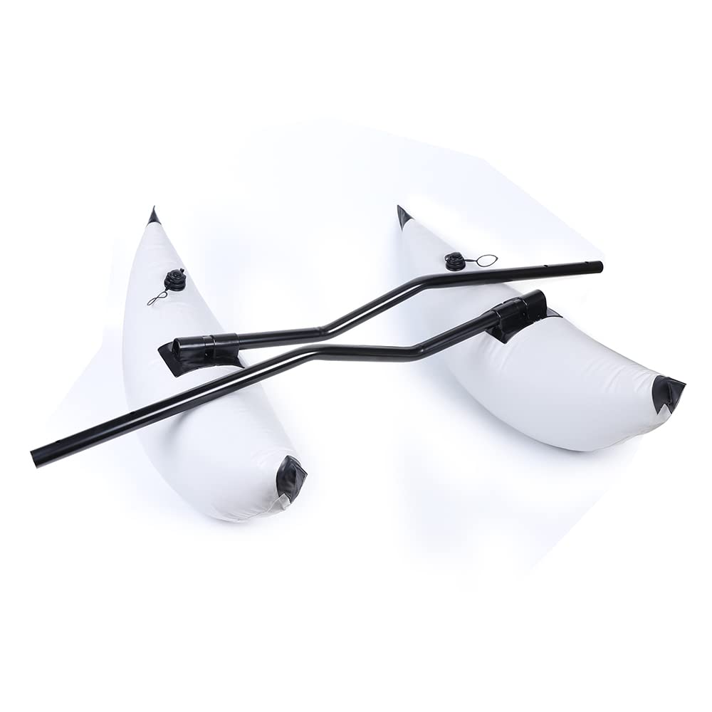 DYRABREST 2Pcs Kayak Stabilization System - PVC Inflatable Outrigger Floats for Canoes & Fishing Kayaks | Improves Balance & Prevents Capsizing | Perfect for Fishing, Photography & Recreational Paddling