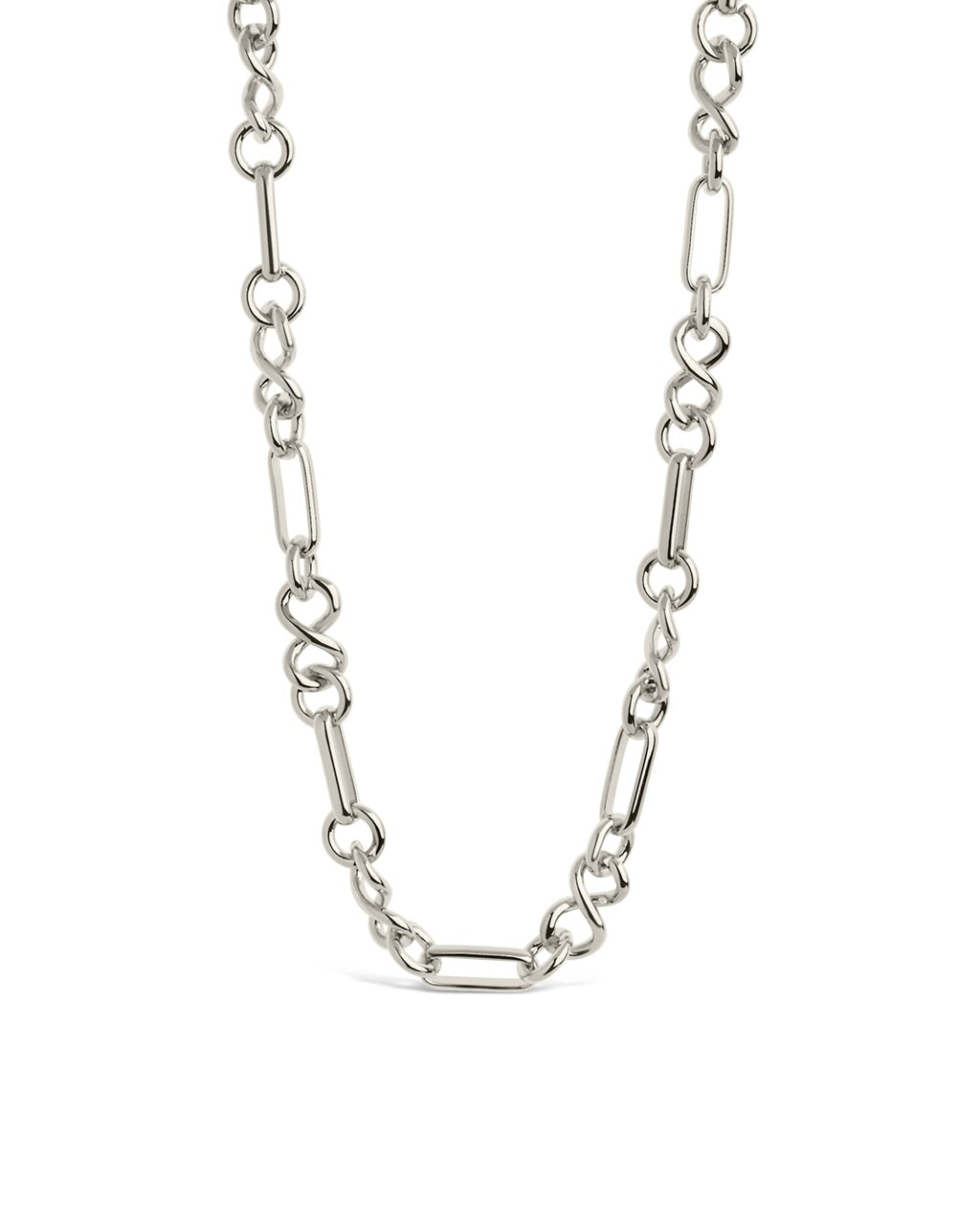 Infinity & Oval Link Chain Necklace for Women - Elegant Gold & Silver Layered Necklace Jewelry - Perfect for Everyday Wear, Date Night & Special Occasions