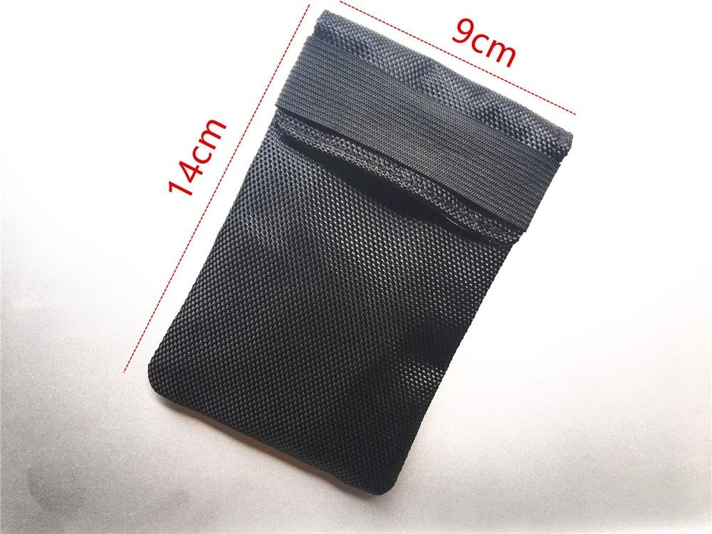 Faraday Bag for Key Fob (2 Pack) - RFID Signal Blocking Pouch, Anti-Theft Faraday Cage Protector for Car Keys | Anti-Hacking Case Blocker for Executive Privacy & Travel Security | Perfect for Parking Lots, Hotels & Public Transportation