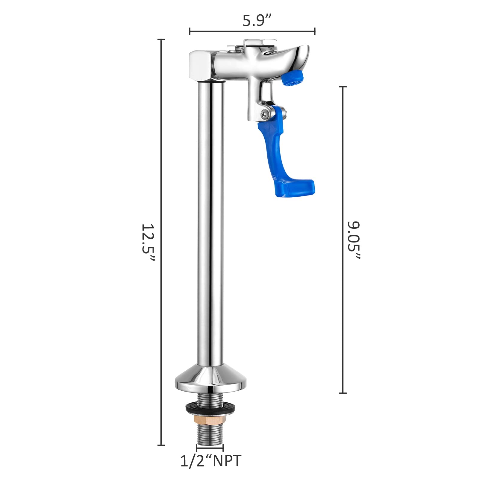 10 Inch Glass Filler Deck Mount Faucet - G1/2