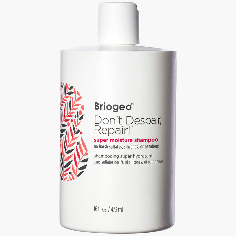 Briogeo Don't Despair Repair Super Moisture Shampoo - Deep Hydrating & Repairing for Damaged Hair - Perfect for Dry, Frizzy & Color-Treated Hair at Home or Salon