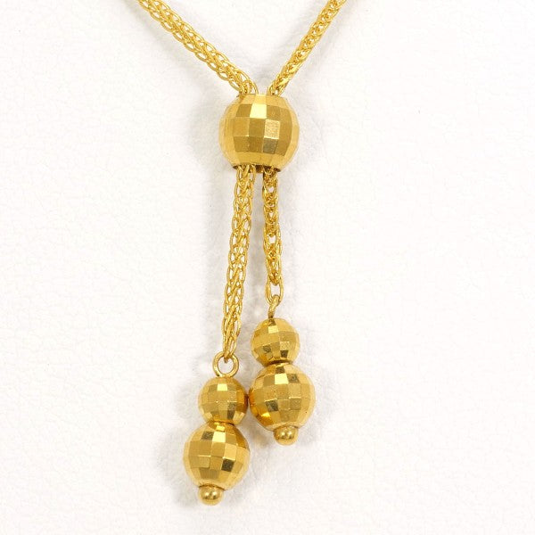 24K Yellow Gold Necklace for Women - Elegant 18 Inch Solid Gold Chain - Perfect for Gifts, Weddings & Special Occasions