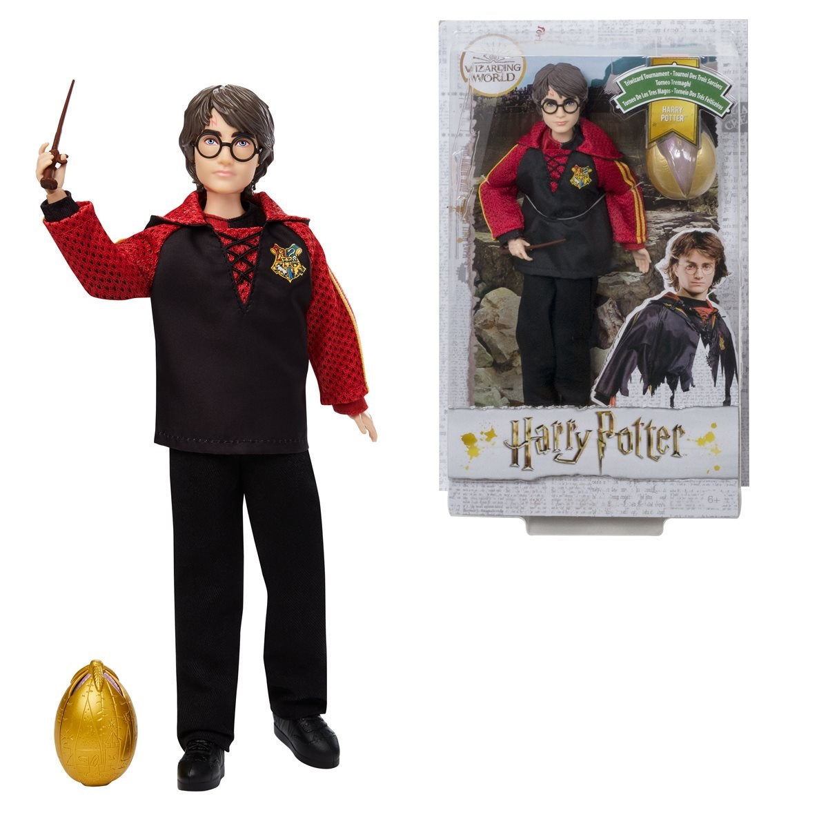 Mattel Wizarding World Harry Potter Triwizard Tournament 11-Inch Collectible Action Figure - Perfect for Fans, Display & Gift Giving