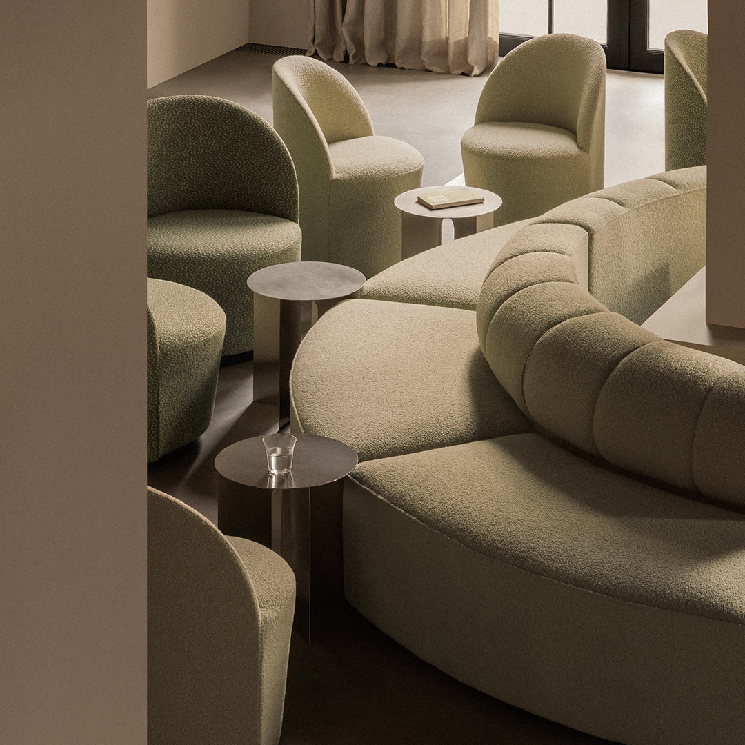 Modular Sofa with Open Components - Customizable Eave Seamline Design for Modern Living Room & Lounge Areas