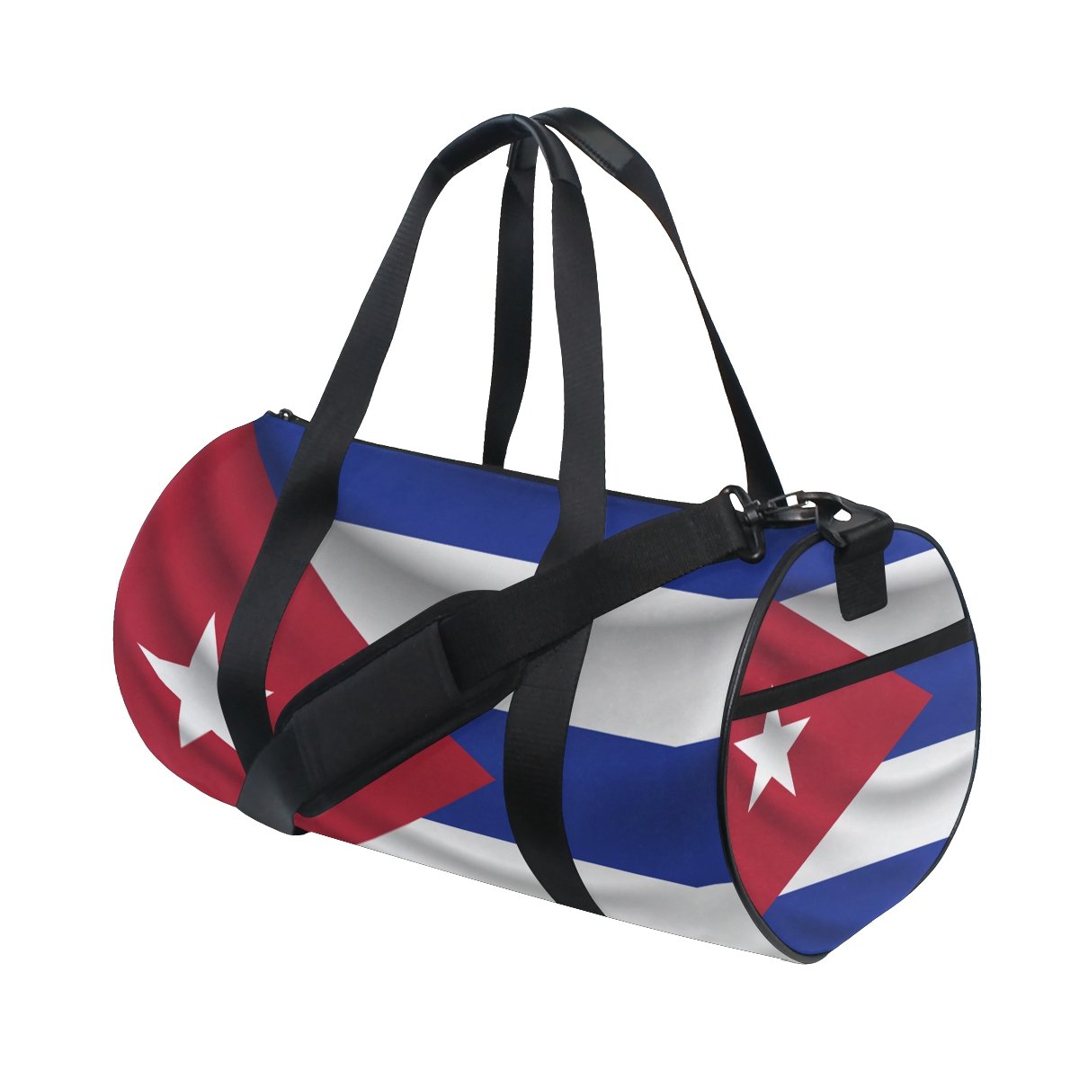 Cuba Flag Travel Duffel Shoulder Bag - Waterproof Sports Gym Fitness Backpack for Men & Women - Perfect for Workout, Travel, Camping & Beach Trips