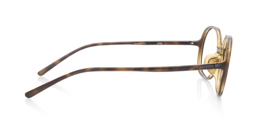 JINS Design Project x Ronan&Erwan Bouroullec SUGATA O 86 Eyeglasses - Lightweight Titanium Frame with Anti-Reflective Lenses for Work, Reading & Fashion (Perfect for Office Professionals & Style Enthusiasts)