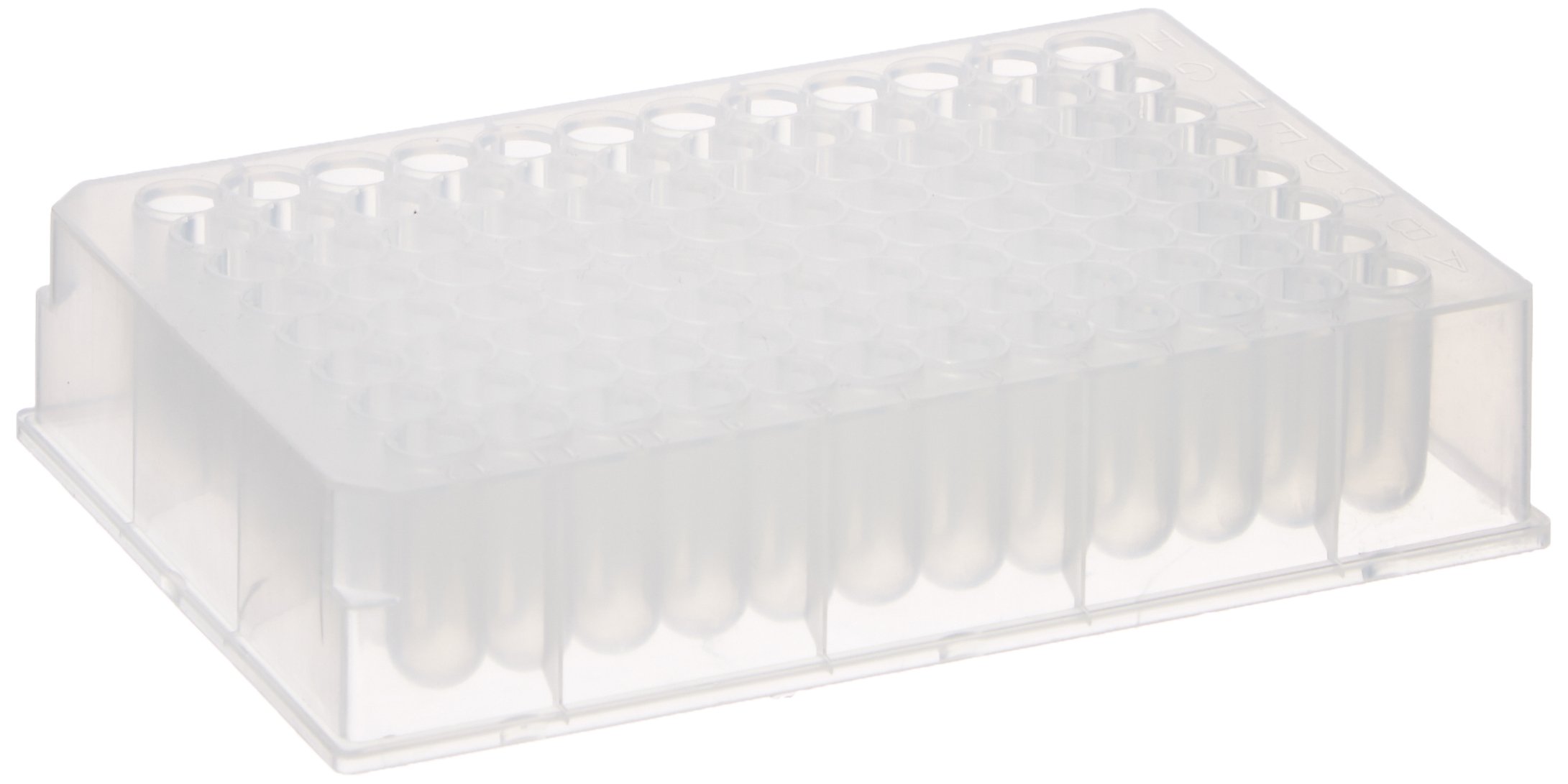 BrandTech 701340 Polypropylene (PP) Deep 96-Well Plates, 1.2ml Well Volume, 50-Pack - Ideal for PCR, Sample Storage & High-Throughput Screening in Laboratories