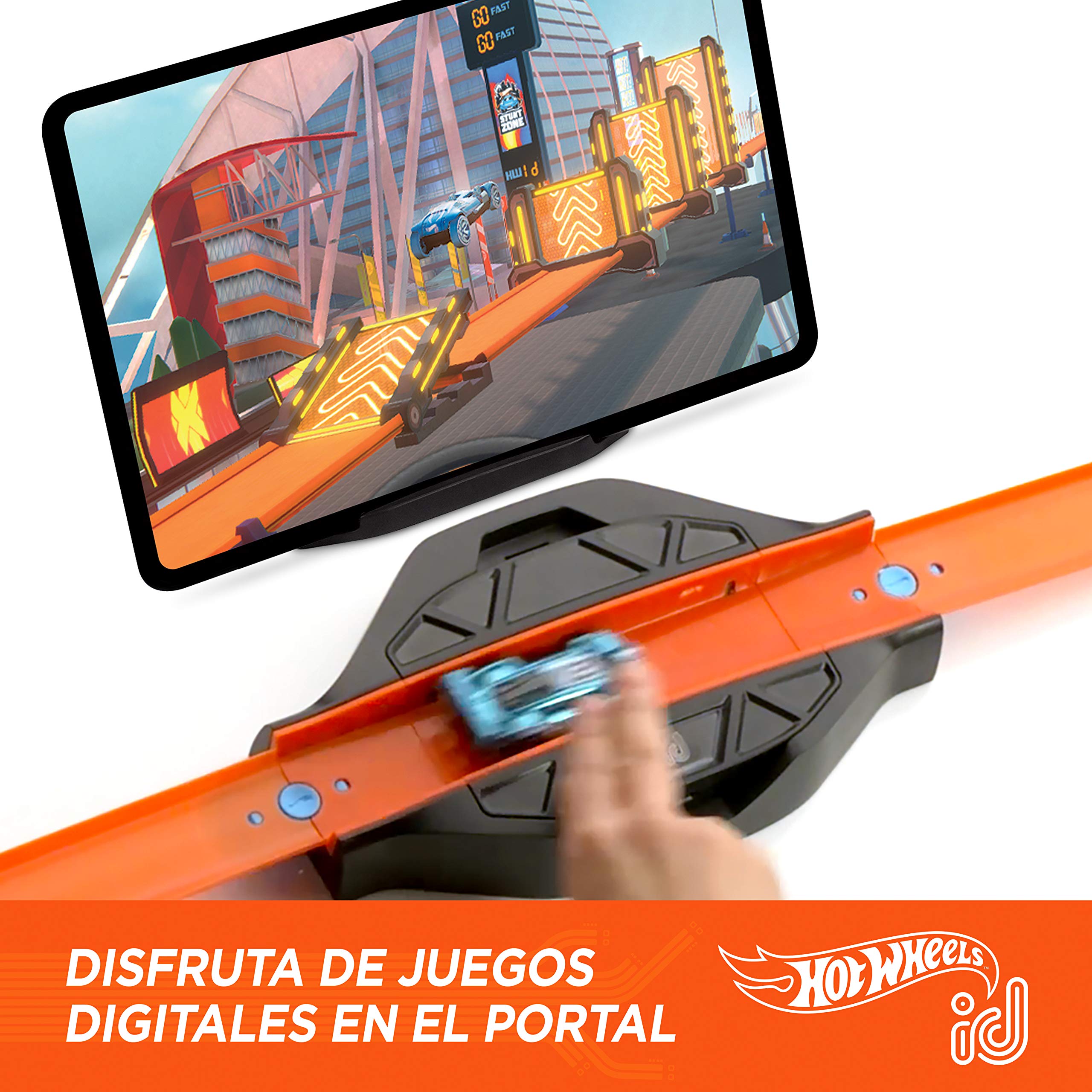 Hot Wheels ID Race Portal with Car - Interactive Racing Toy for Kids Ages 8+ - Perfect for Indoor Play & Digital Racing Battles