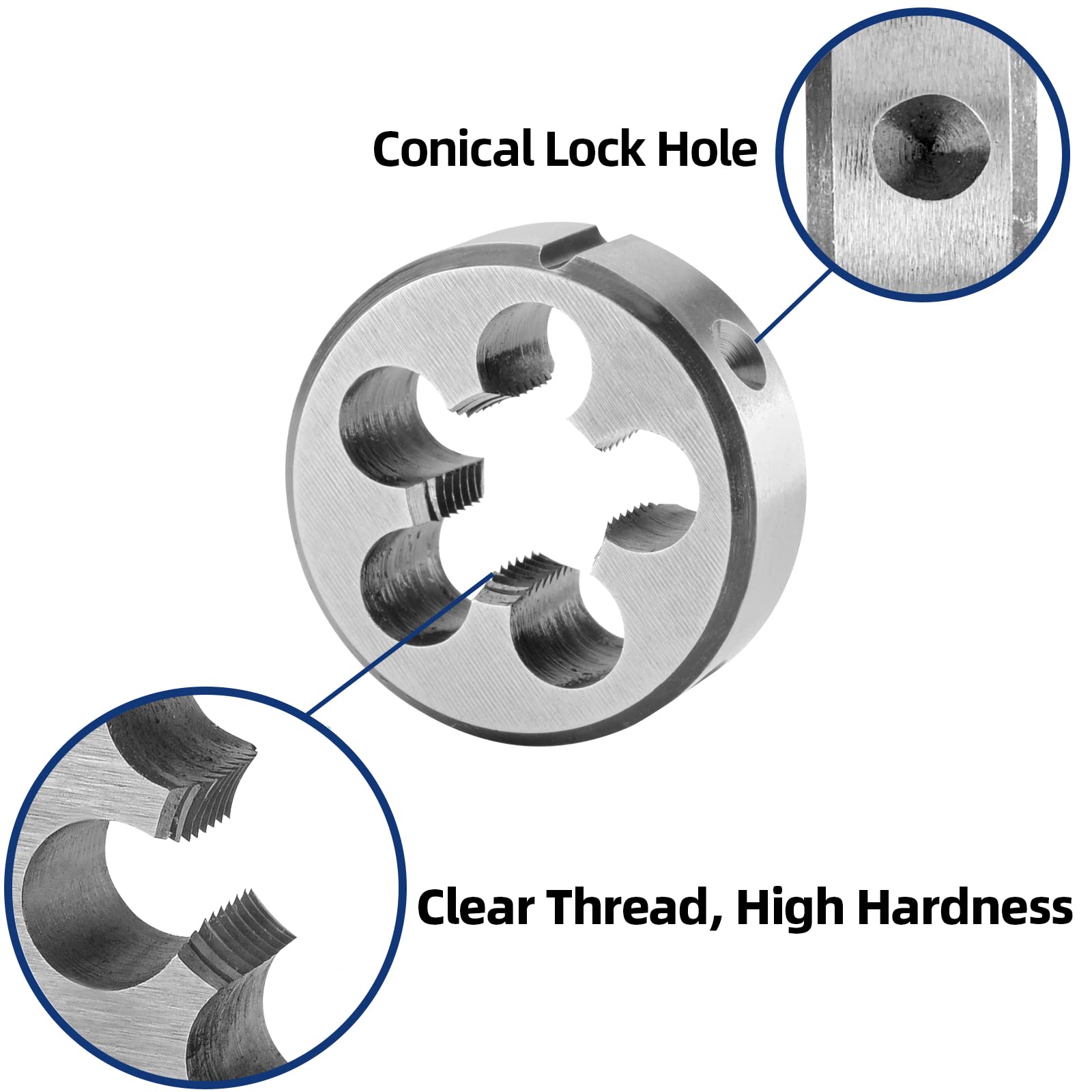 High-Quality M45 x 1.5 Tap and Die Set - Right Hand Thread Cutting Tools for Metalworking | Perfect for Automotive, Machinery & Industrial Applications