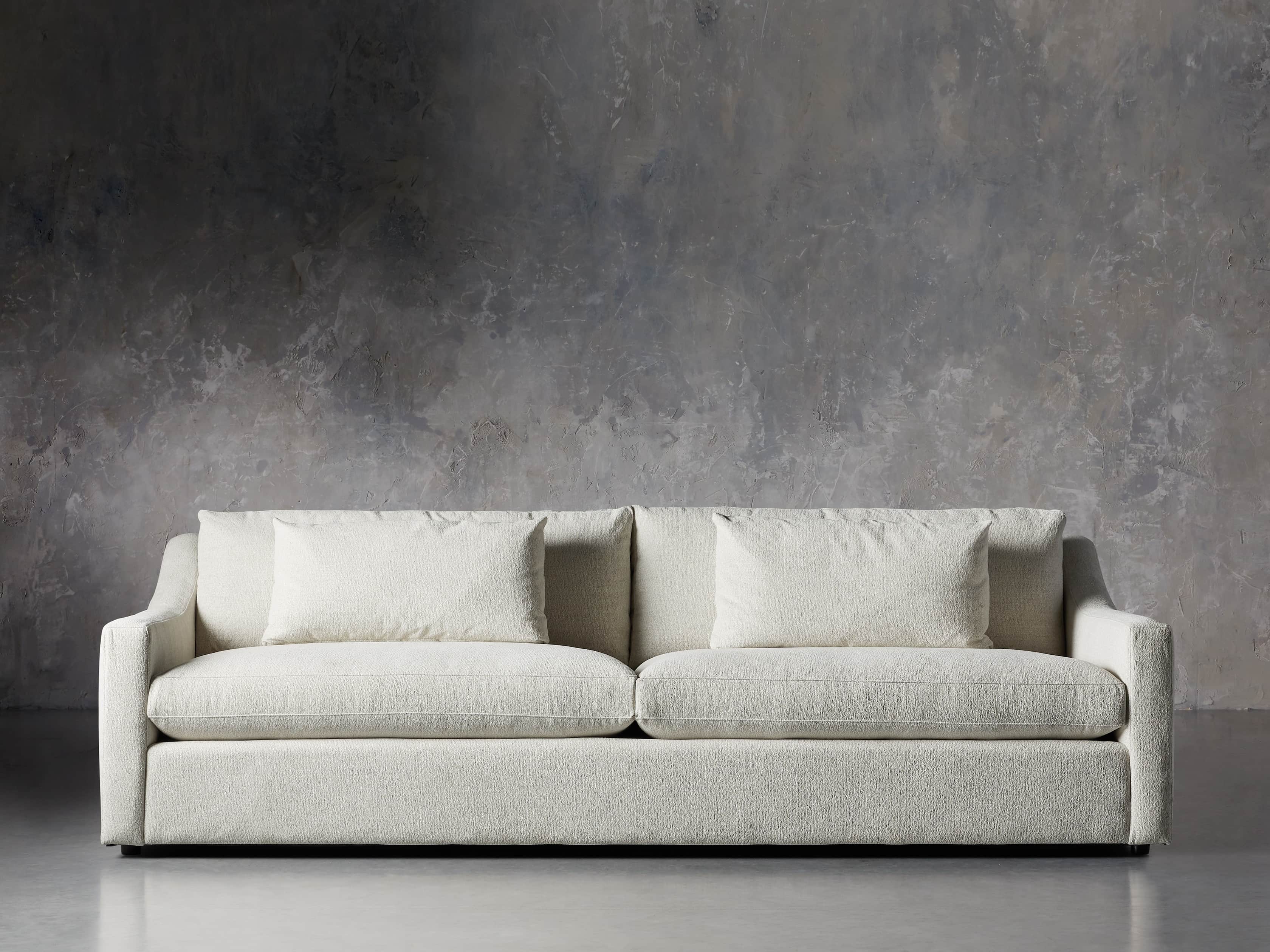 Ashby Sofa - Modern Comfortable 3-Seater Couch for Living Room, Lounge & Home Office - Soft Fabric Upholstery with Sturdy Wooden Legs