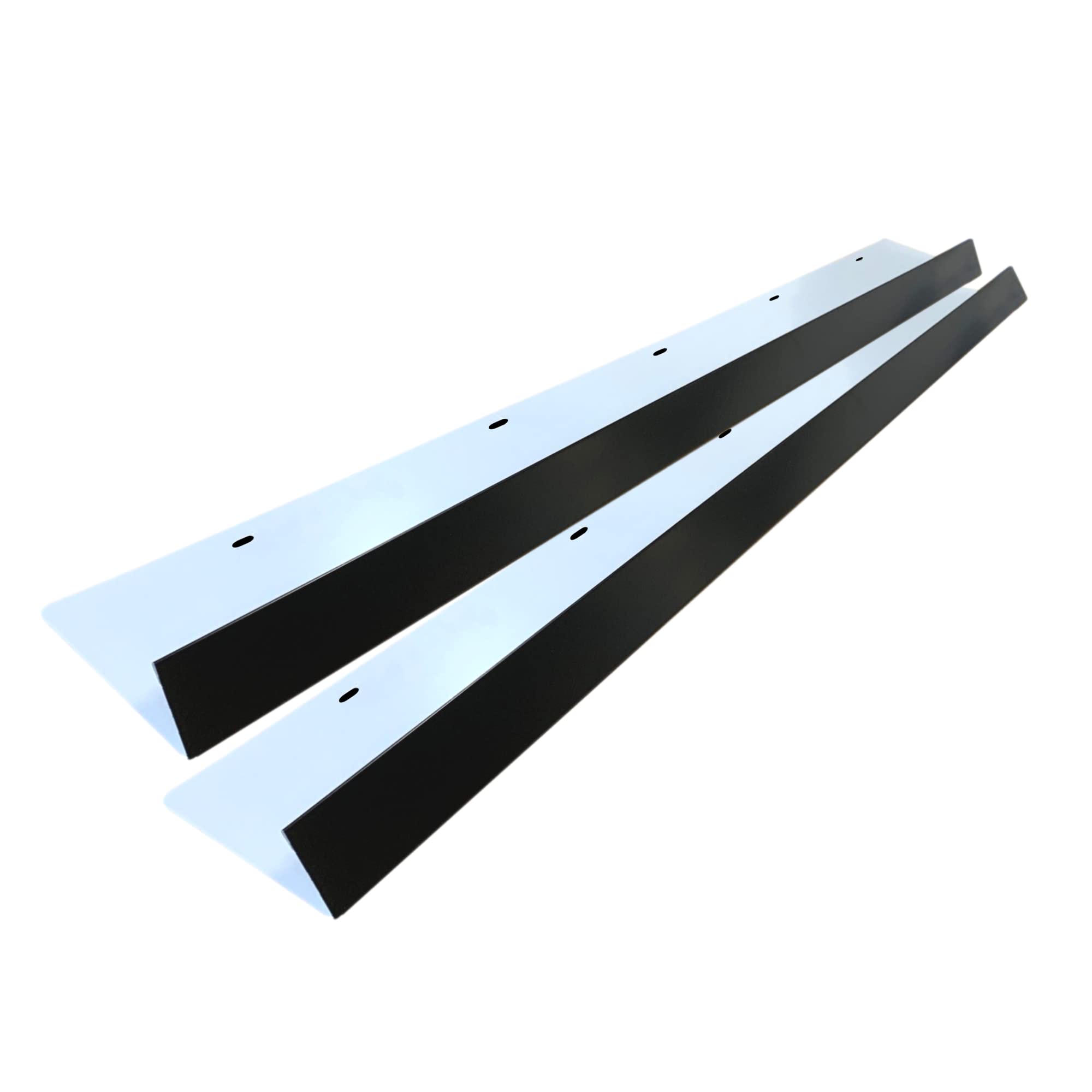 Eagle 1-26 Gauge 5 Foot Rain Diverter with Nails & Instructions - Mill Finish Aluminum, Copper, Galvanized, Stainless Steel Options (2 Pack, Black) - Perfect for Roof Water Management & Gutter Protection