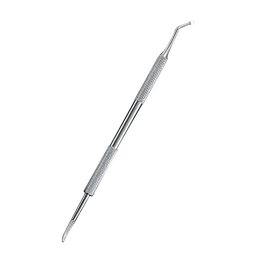 Professional Ingrown Toenail Corrector - Dual-Ended Stainless Steel Nail Lifter & Cleaner for Pain Relief - Perfect for Pedicures, Foot Care & Home Grooming Kits