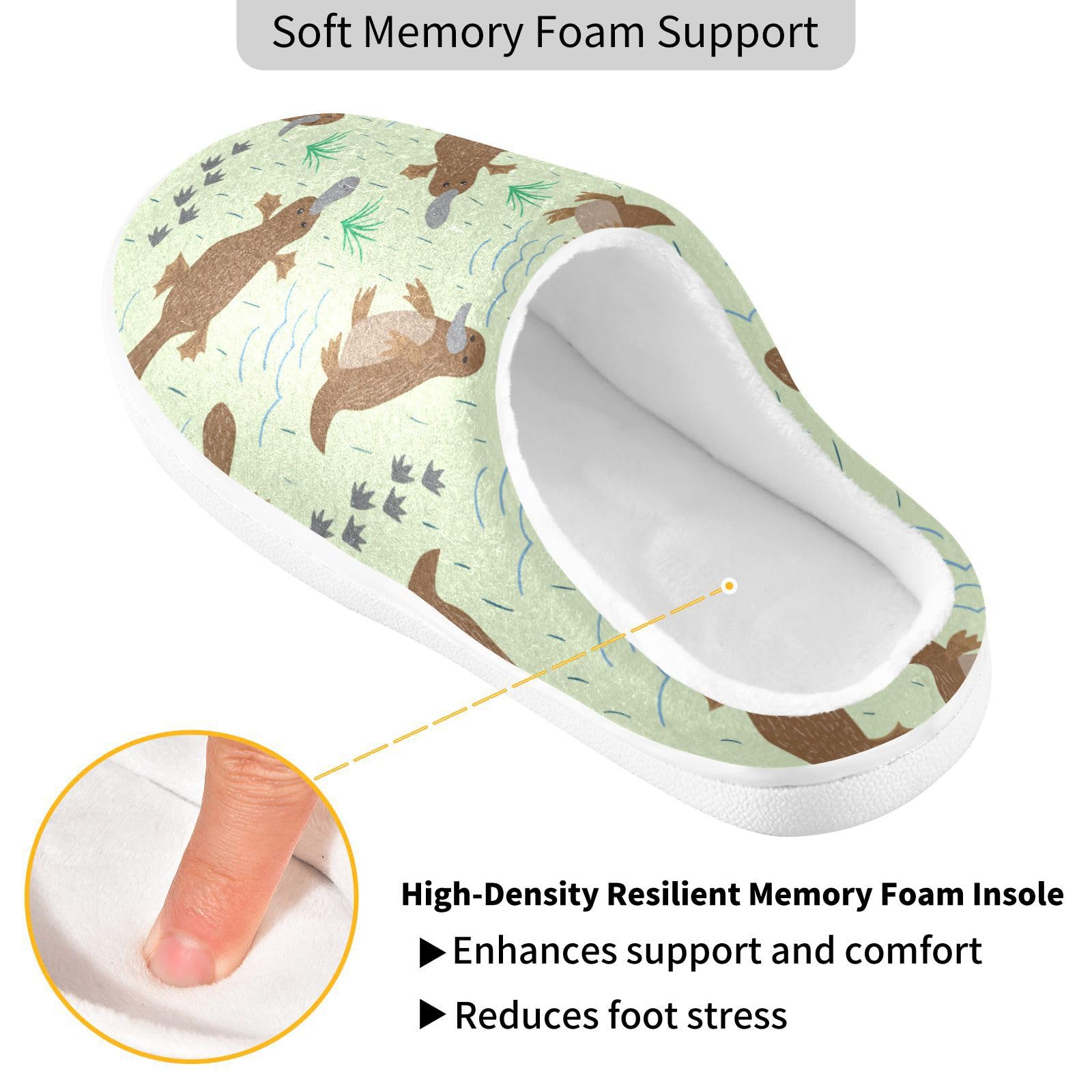 Comfy Memory Foam House Slippers for Women & Men - Indoor/Outdoor Cozy Home Shoes - Perfect for Bedroom, Lounge & Backyard Relaxation