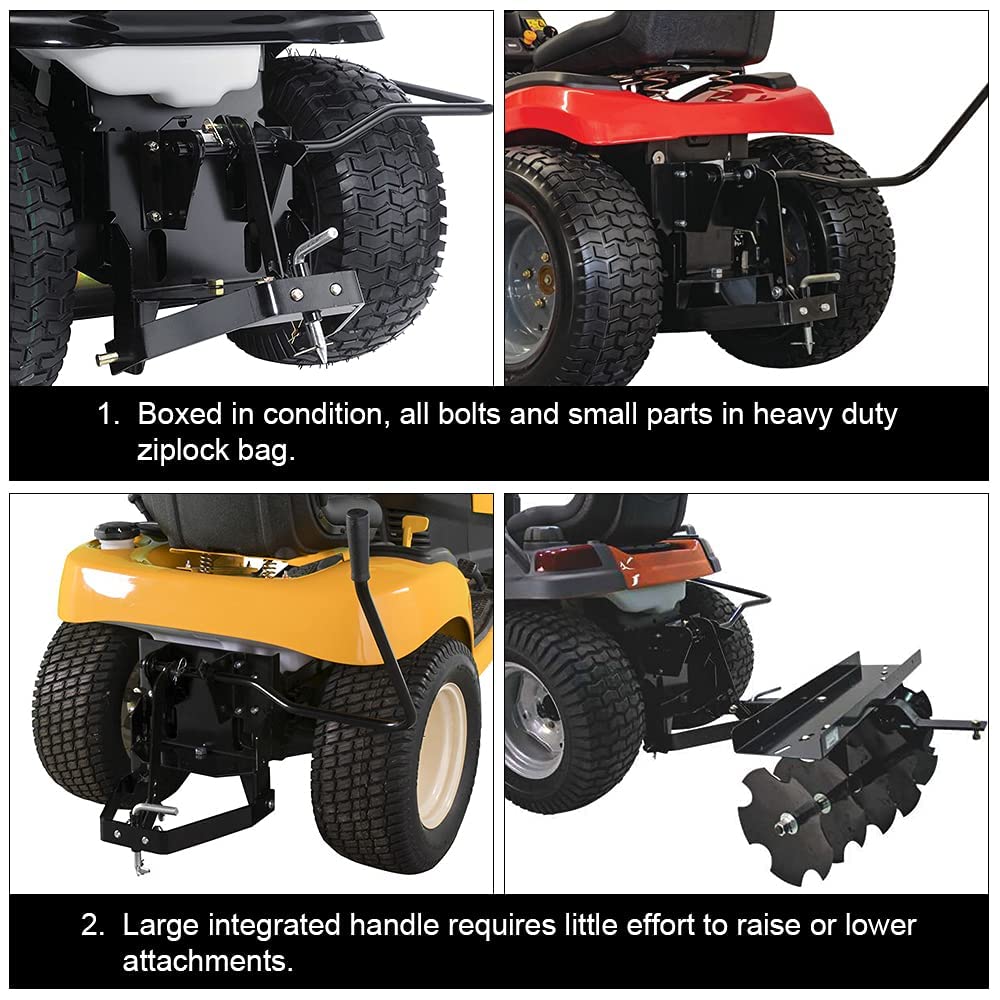 NIXFACE Rear Sleeve Hitch for Garden Tractors - Compatible with Husqvarna, Craftsman T200/T300 Series & Cub Cadet Riding Lawn Mowers - Replacement for #585607901 - Perfect for Towing Trailers, Spreaders & Lawn Equipment