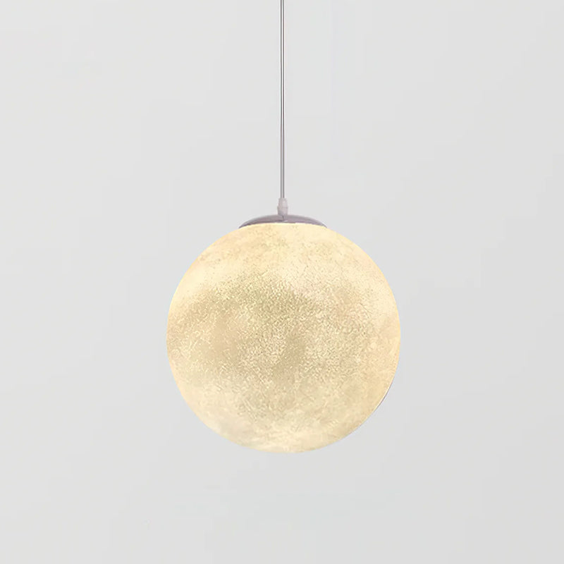 Modern Moon Pendant Lamp - Elegant Crescent Moon Ceiling Light Fixture for Bedroom, Living Room & Nursery Decor | Dimmable LED Hanging Light for Cozy Home Ambience