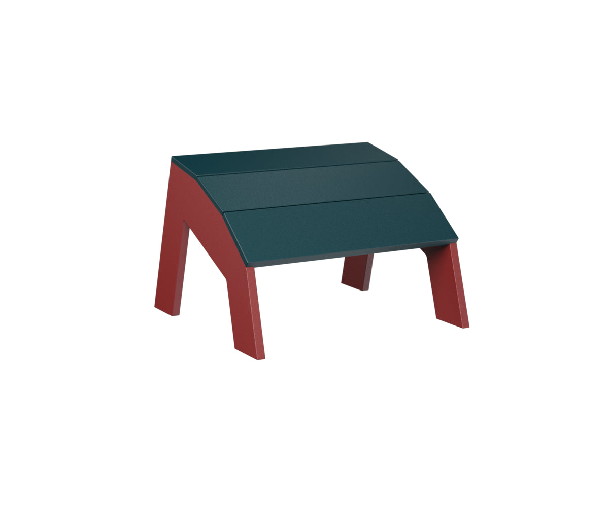Berlin Gardens Nordic Adirondack Footstool - Outdoor Patio Furniture, Solid Wood Footrest for Garden, Deck & Poolside Relaxation