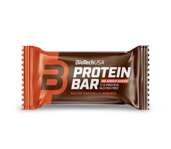 BioTechUSA Protein Bar - Salted Caramel Flavor, High Protein Snack (20 Pack, 35g Each) - Perfect for Post-Workout Recovery, On-the-Go Nutrition & Healthy Lifestyle
