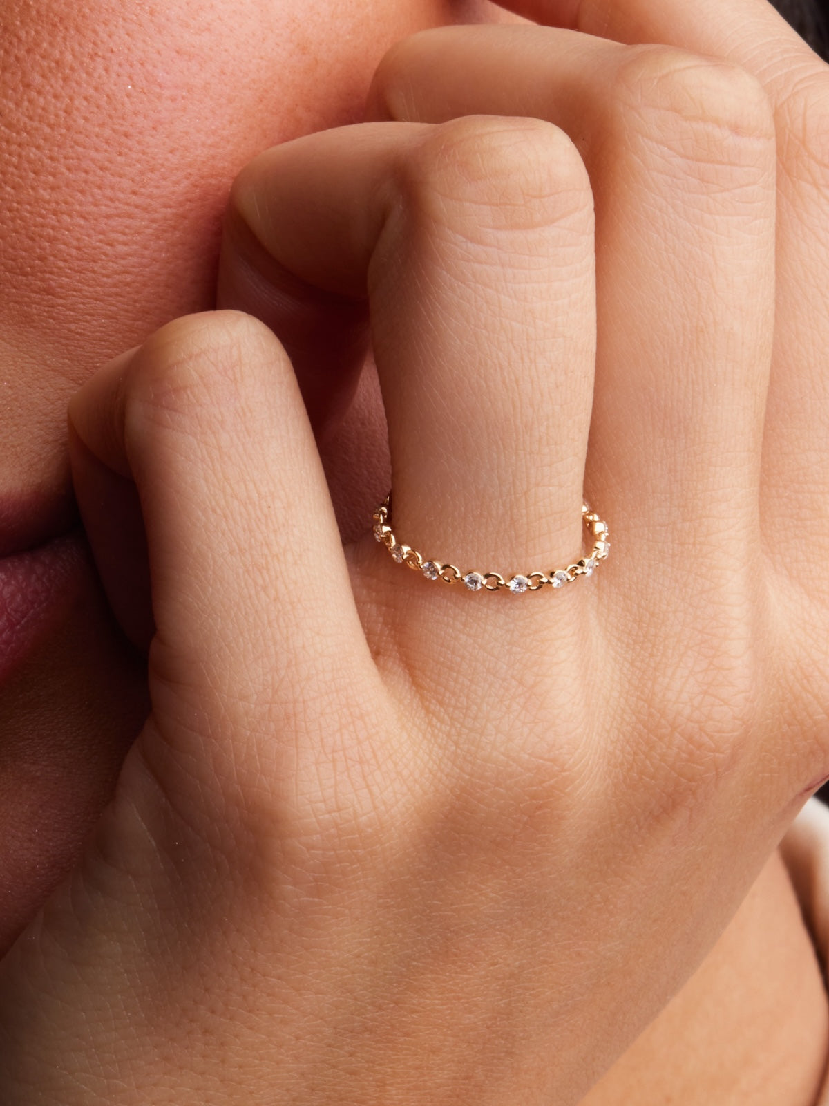 Diamond Eternity Ring for Women - 14K Gold/Platinum Wedding Band - Perfect for Anniversaries & Proposals