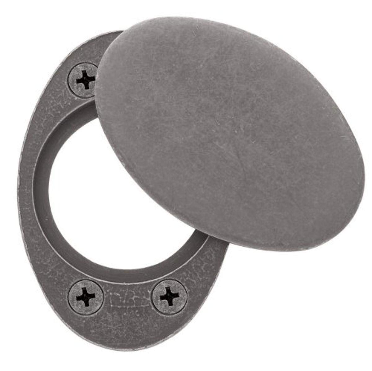 Baldwin 6755 Oval Cylinder Lock Cover Plate - Oil Rubbed Bronze Finish for Door Hardware | Secure & Stylish Home & Office Door Protection