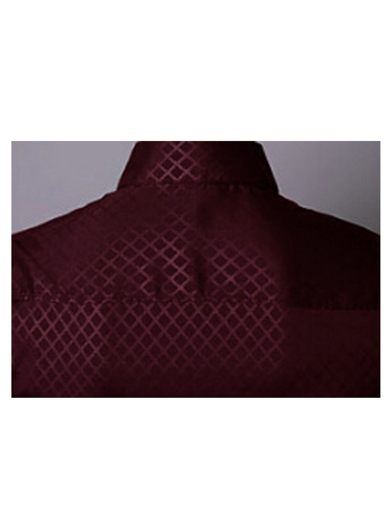Premium Men's Dress Shirt - Slim Fit Grid Pattern Casual Button Down Shirt for Office, Business & Formal Occasions