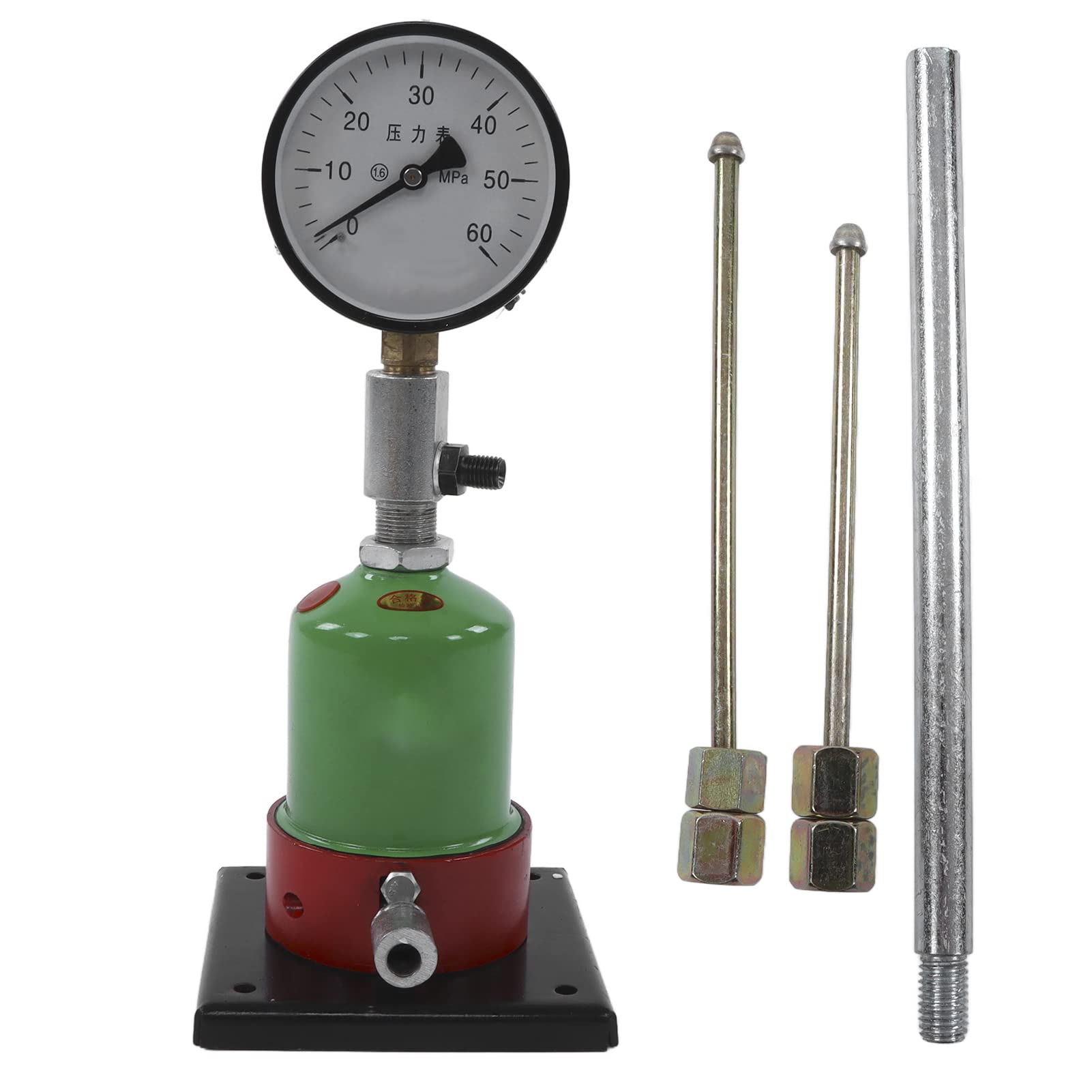 Diesel Injector Tester 0-60MPA M12x1.5MM Dual Thread Diesel Nozzle Pop Pressure Tester - Professional Automotive Engine Diagnostic Tool for Repair Shops & DIY Mechanics (Ideal for Fuel System Testing & Maintenance)