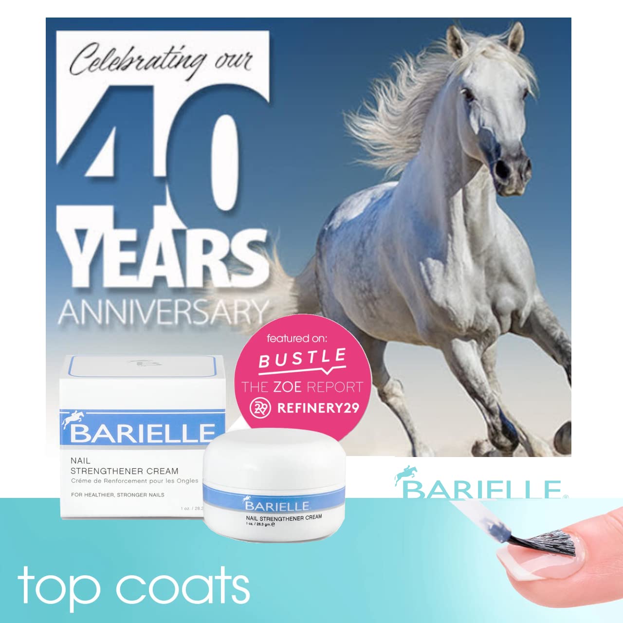 Barielle Hint of Tint Nail Moisturizing Treatment Color - Hint of Lilac | Hydrating Nail Polish for Dry, Brittle Nails | Perfect for Everyday Wear & Manicures