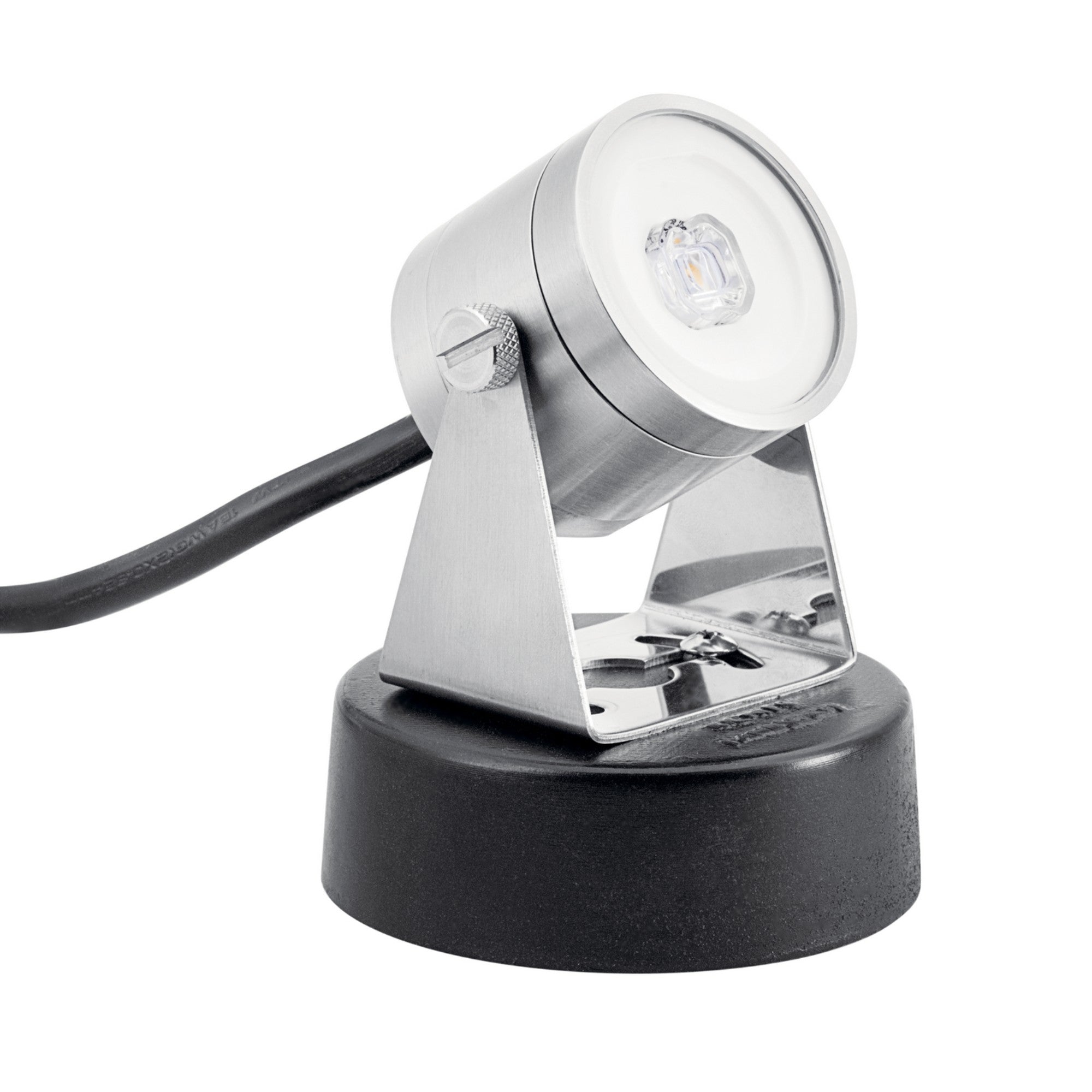 12V LED Underwater Accent Light 6W Stainless Steel 2700K Warm White - Perfect for Pool, Fountain, Pond, and Landscape Lighting