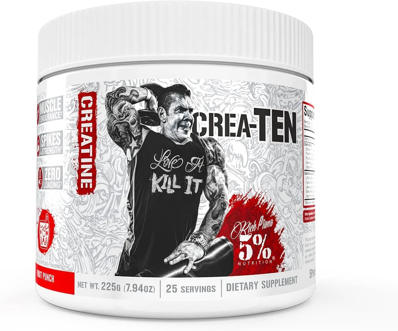 5% Nutrition Crea TEN Legendary Series - 10-in-1 Creatine Supplement for Muscle Growth, Strength & Recovery | Pre-Workout, Post-Workout & Daily Performance Booster