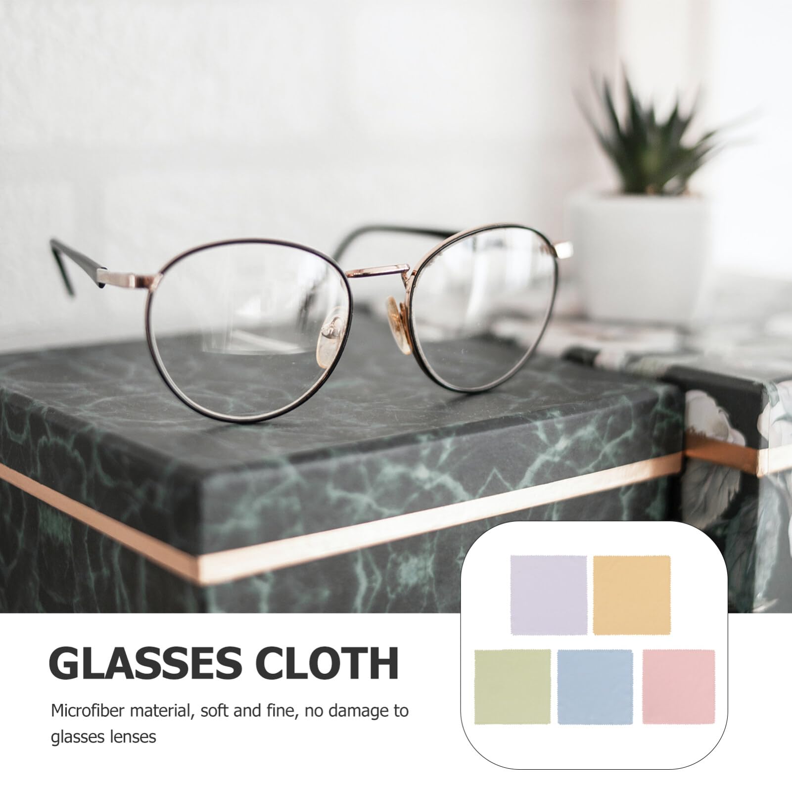 Premium Microfiber Cleaning Cloths - 50 Pack for Glasses, Phone Screens, Laptops, Tablets, Camera Lenses & Jewelry | Streak-Free, Lint-Free, Ultra-Soft | Perfect for Home, Office & Travel Use