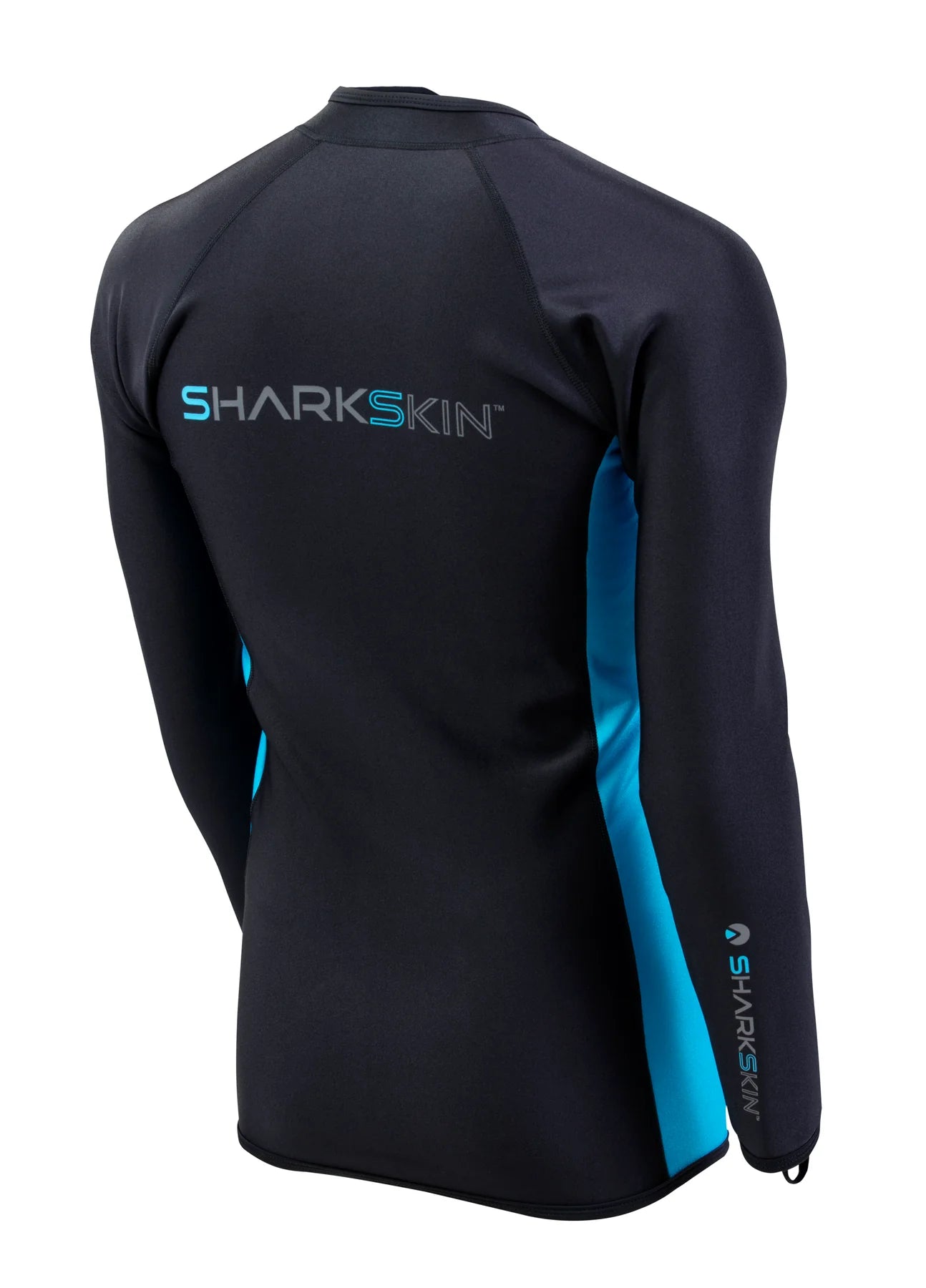Men's Chillproof Long Sleeve Full Zip Jacket - Large Blue - Cold Weather Outdoor Activewear for Hiking, Running & Casual Wear