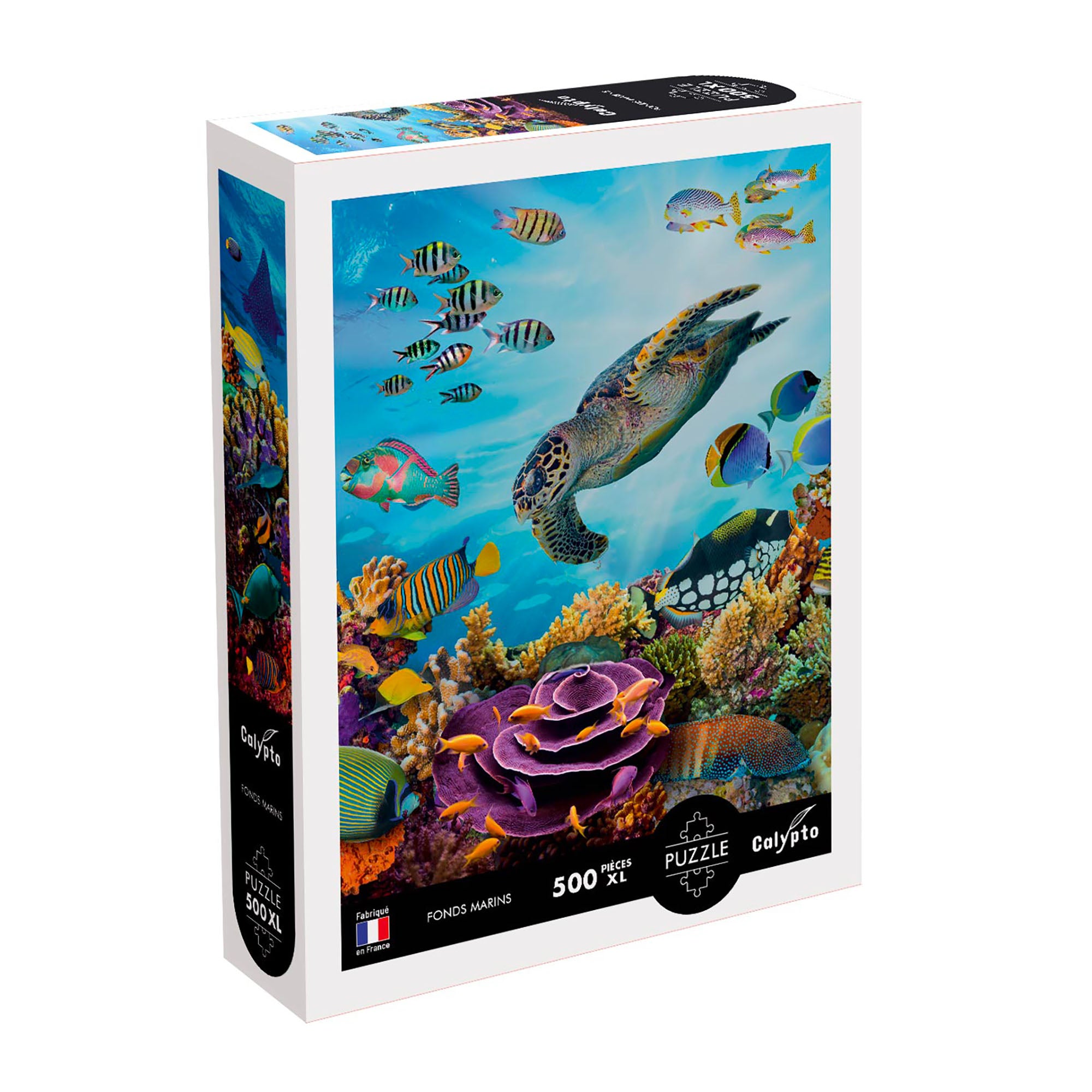500 Piece XL Jigsaw Puzzle - Underwater Seabed Adventure - Perfect for Family Game Night & Stress Relief