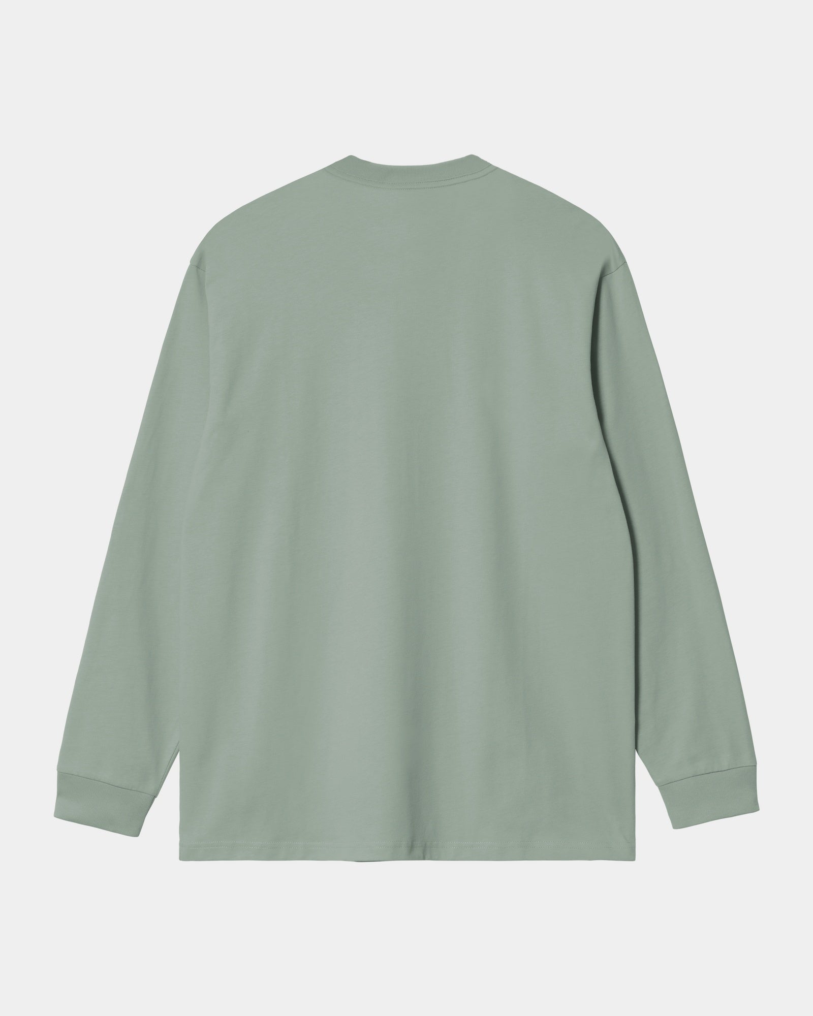 Chase Long Sleeve T-Shirt for Men | Soft Cotton Frosted Green Shirt | Casual Wear, Layering & Outdoor Activities