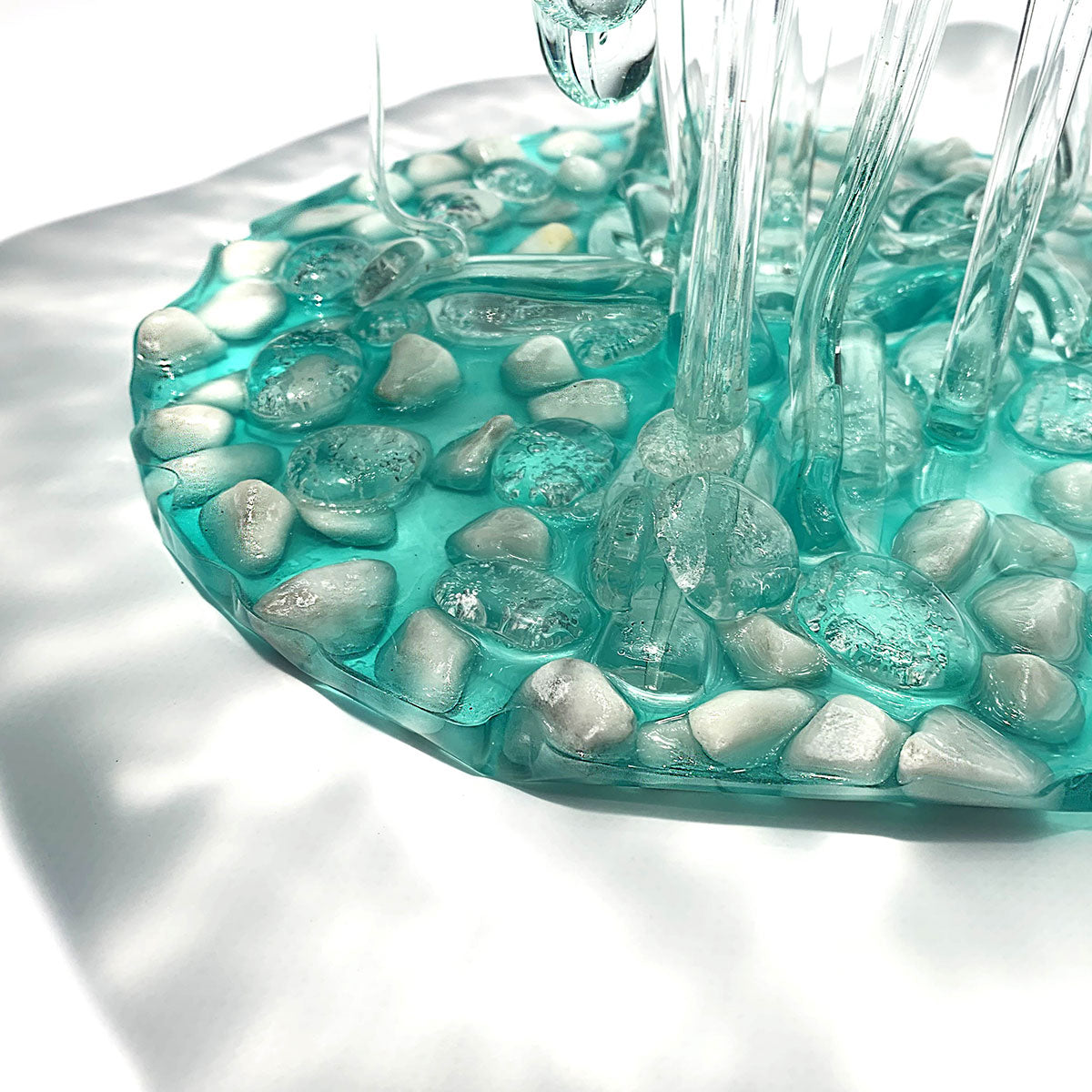 The Green Fountain - Elegant Indoor Water Feature for Home & Office Decor | Perfect for Living Rooms, Bedrooms, and Meditation Spaces