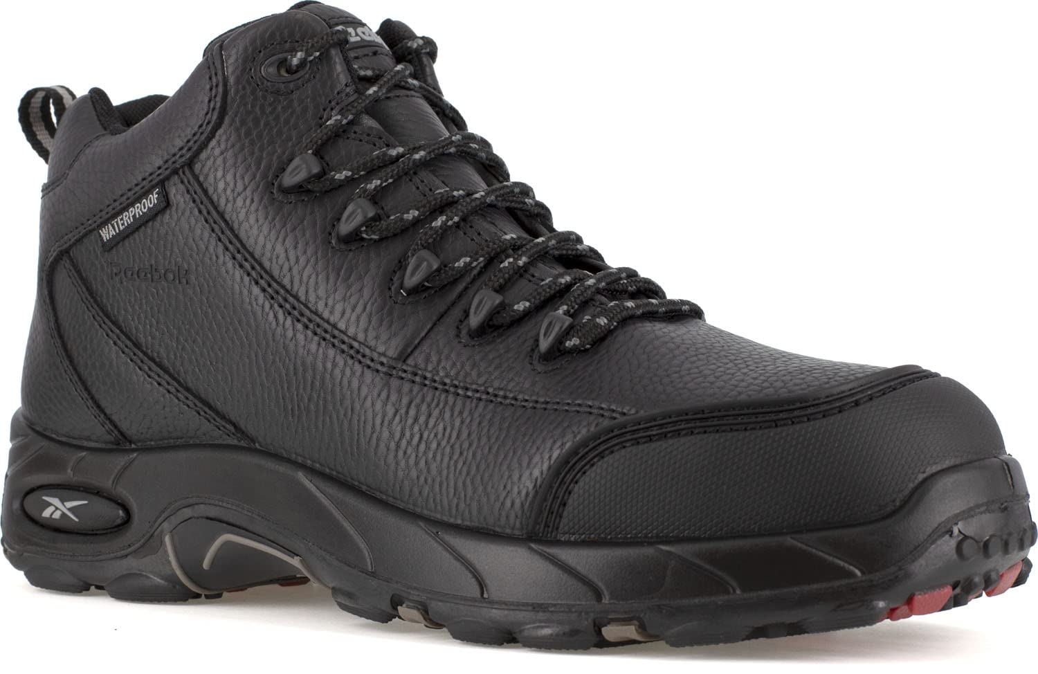 Reebok Women's Tiahawk Composite Toe Work Safety Shoes - Met Guard EH Rated for Workplace Protection | Comfortable Brown Casual Work Boots for Construction, Warehouse & Industrial Jobs