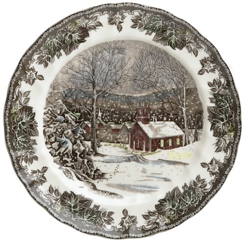 Johnson Brothers Friendly Village 20-Piece Dinnerware Set - Colorful Stoneware Plates, Bowls & Mugs - 10.5 Inch Dinner Plates - Perfect for Family Gatherings & Holiday Dining