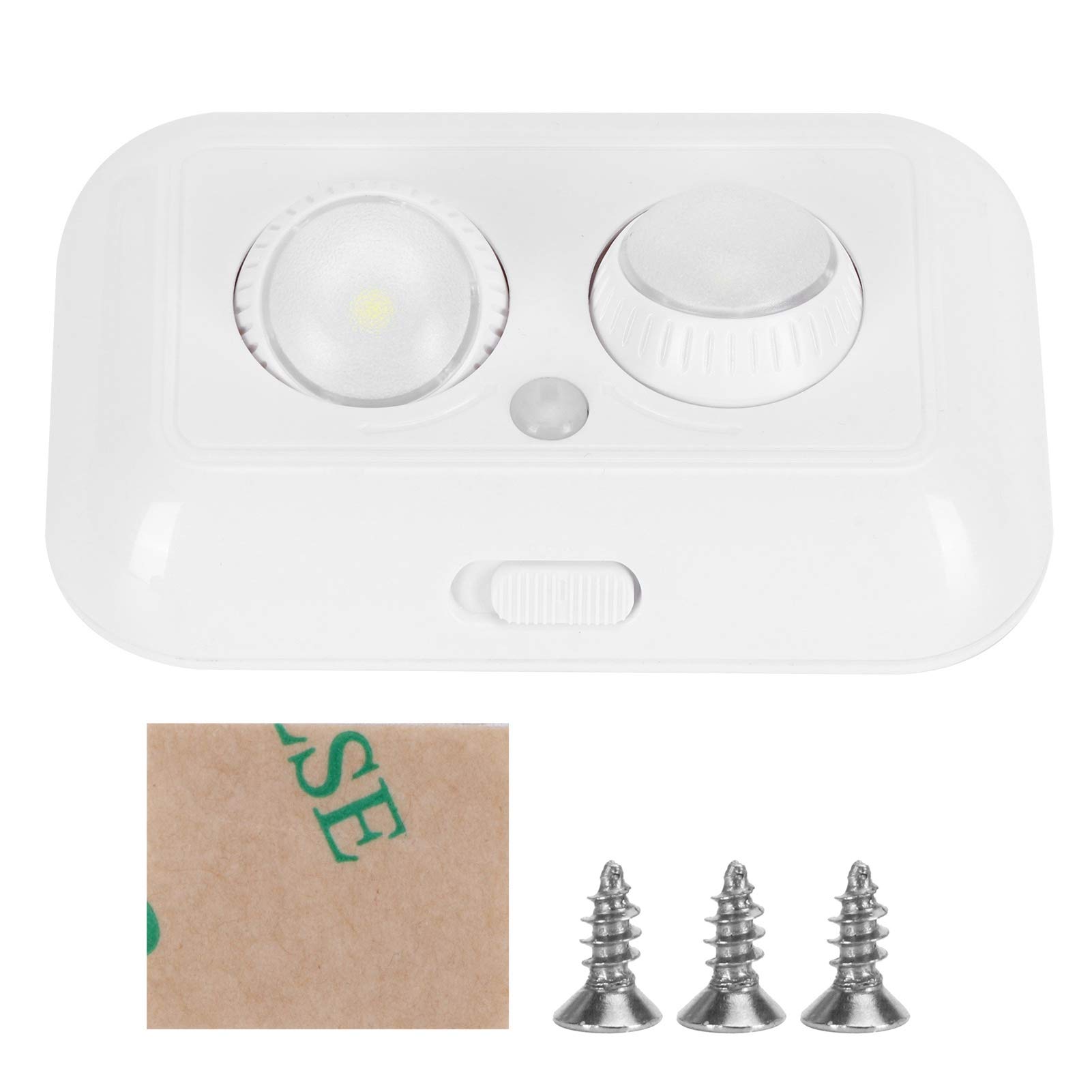 Induction Night Light - High Brightness PIR Motion Sensor Wall Light with Light-Sensitive ABS White for Hallways, Entrances & Cabinets - Perfect for Bedrooms, Bathrooms and Staircases