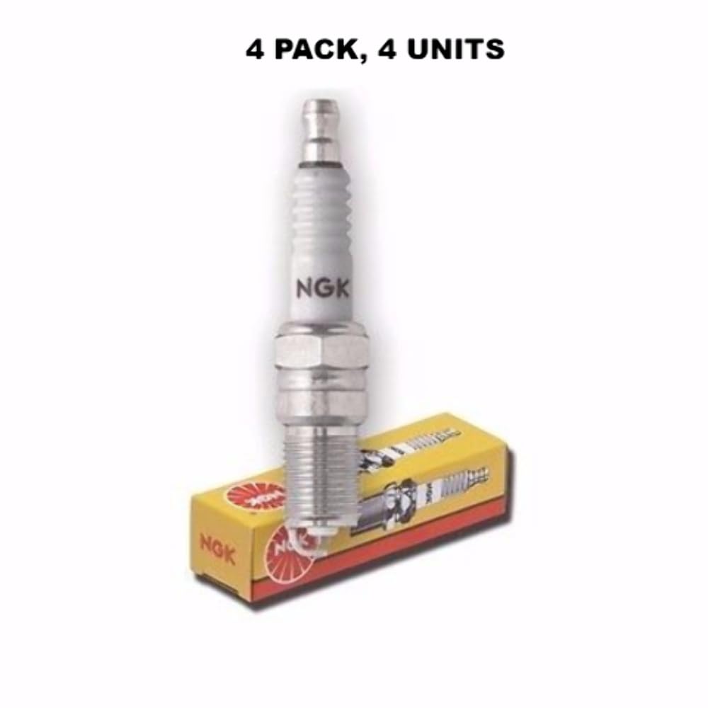 NGK Laser Iridium Spark Plug IZFR5G-5887 - Set of 4 - High Performance Boat Engine Spark Plugs for Marine & Boating Accessories - Perfect for Outboard Motors & Watercraft Maintenance