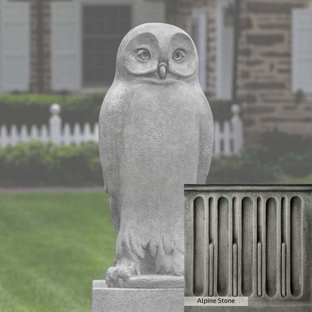 Dr. Hoo Statue - Handcrafted Home Decor & Garden Sculpture | Campania International | Perfect for Indoor & Outdoor Decor, Gifts, and Feng Shui